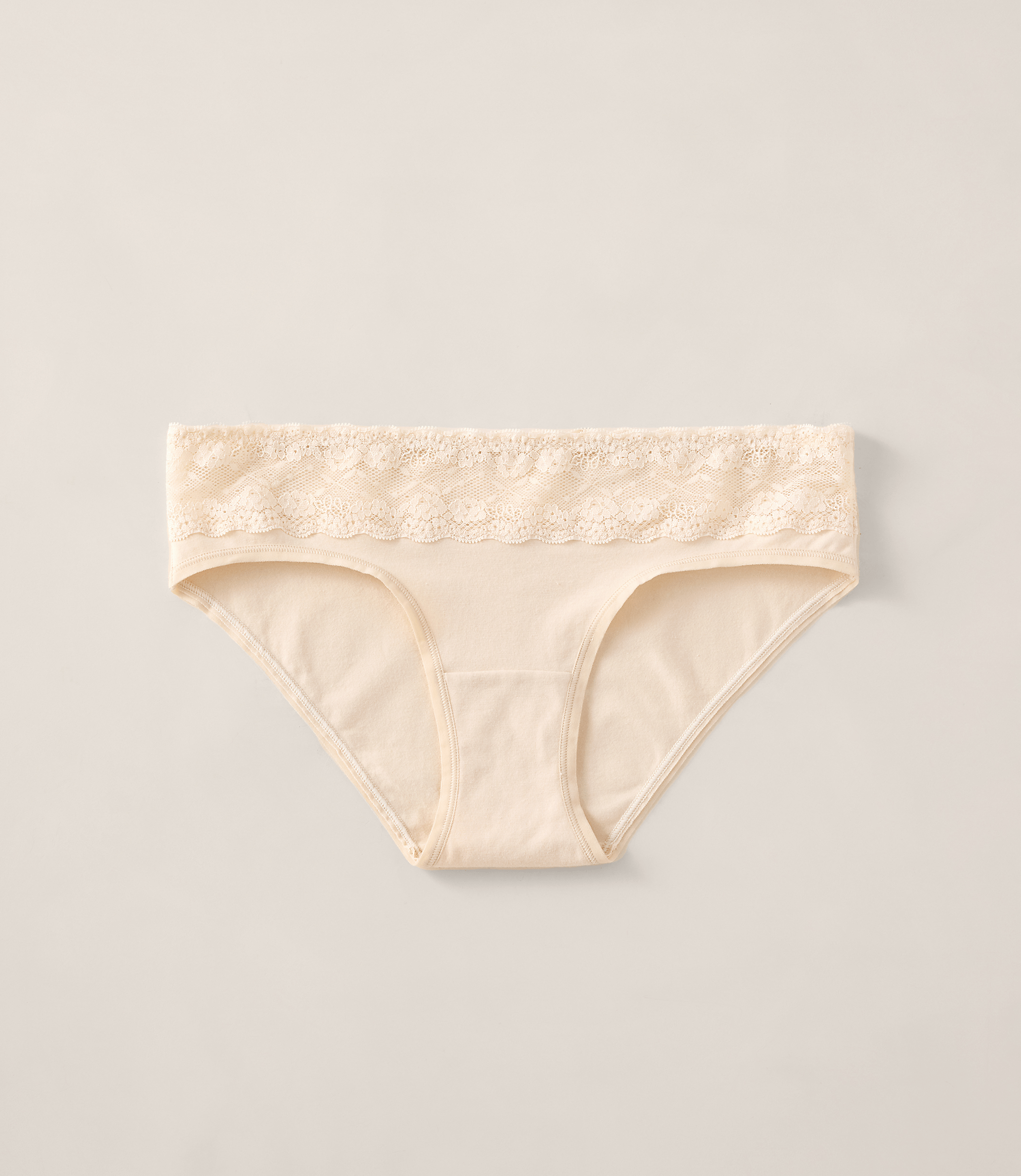Haven Well Within Cotton Bikini with Lace Waist