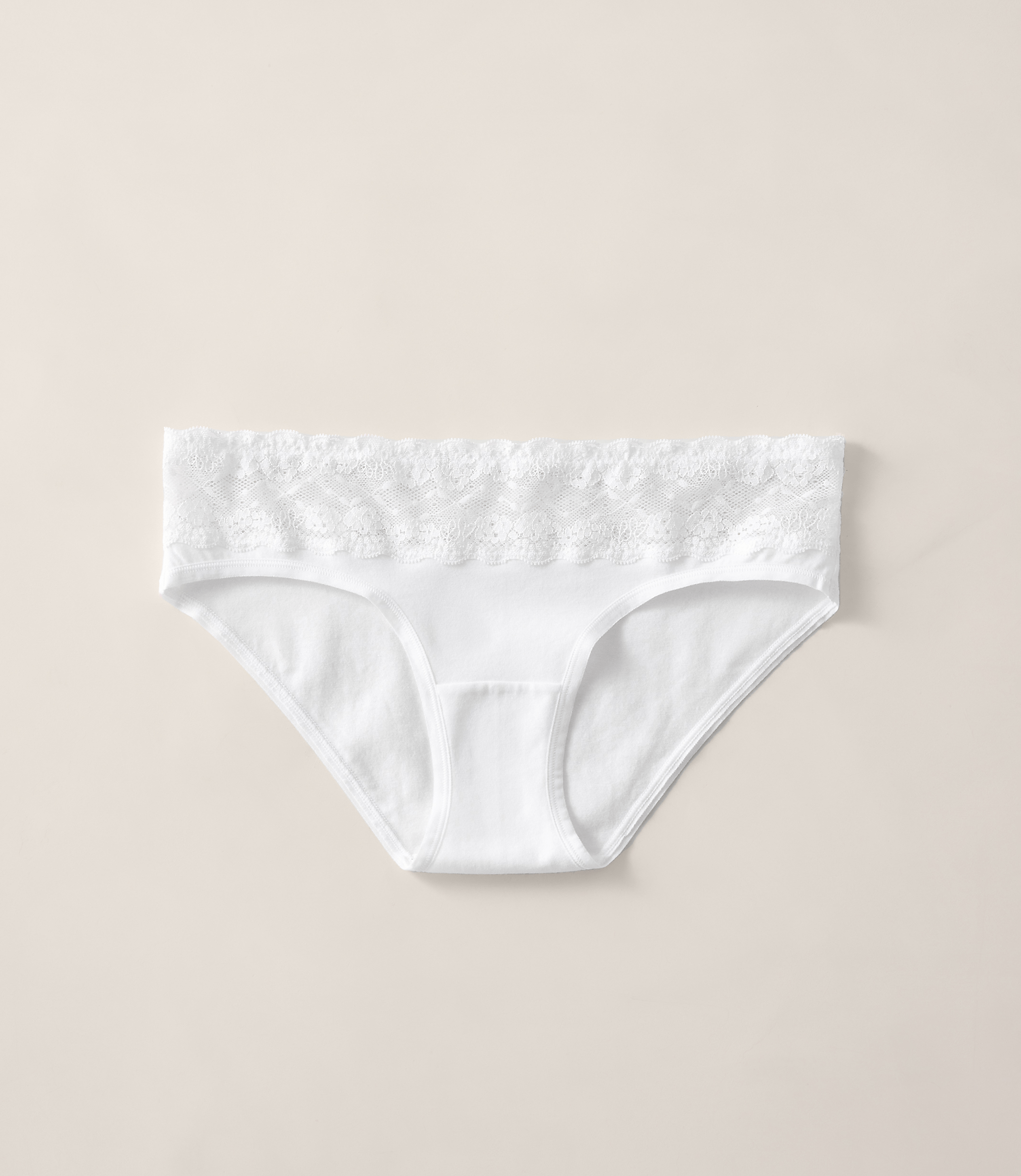 Haven Well Within Cotton Bikini with Lace Waist