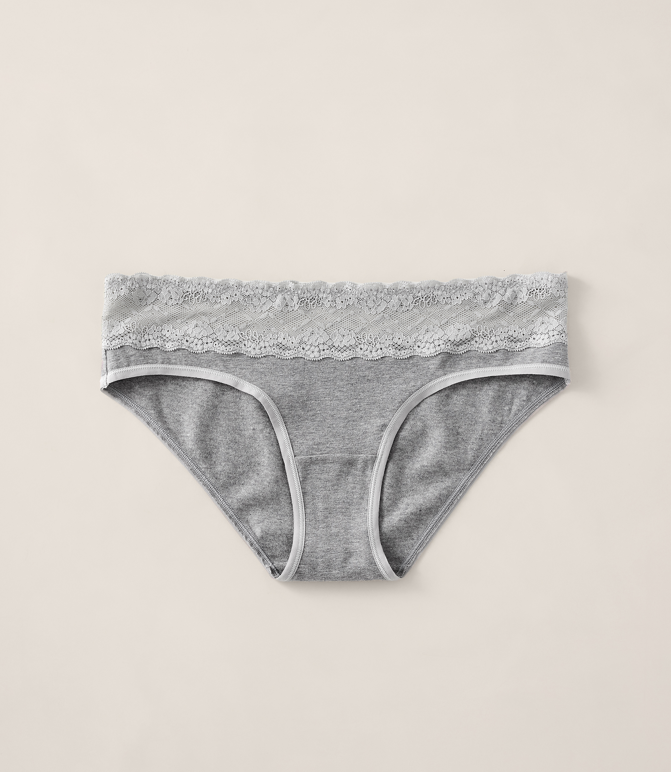 Haven Well Within Cotton Bikini with Lace Waist
