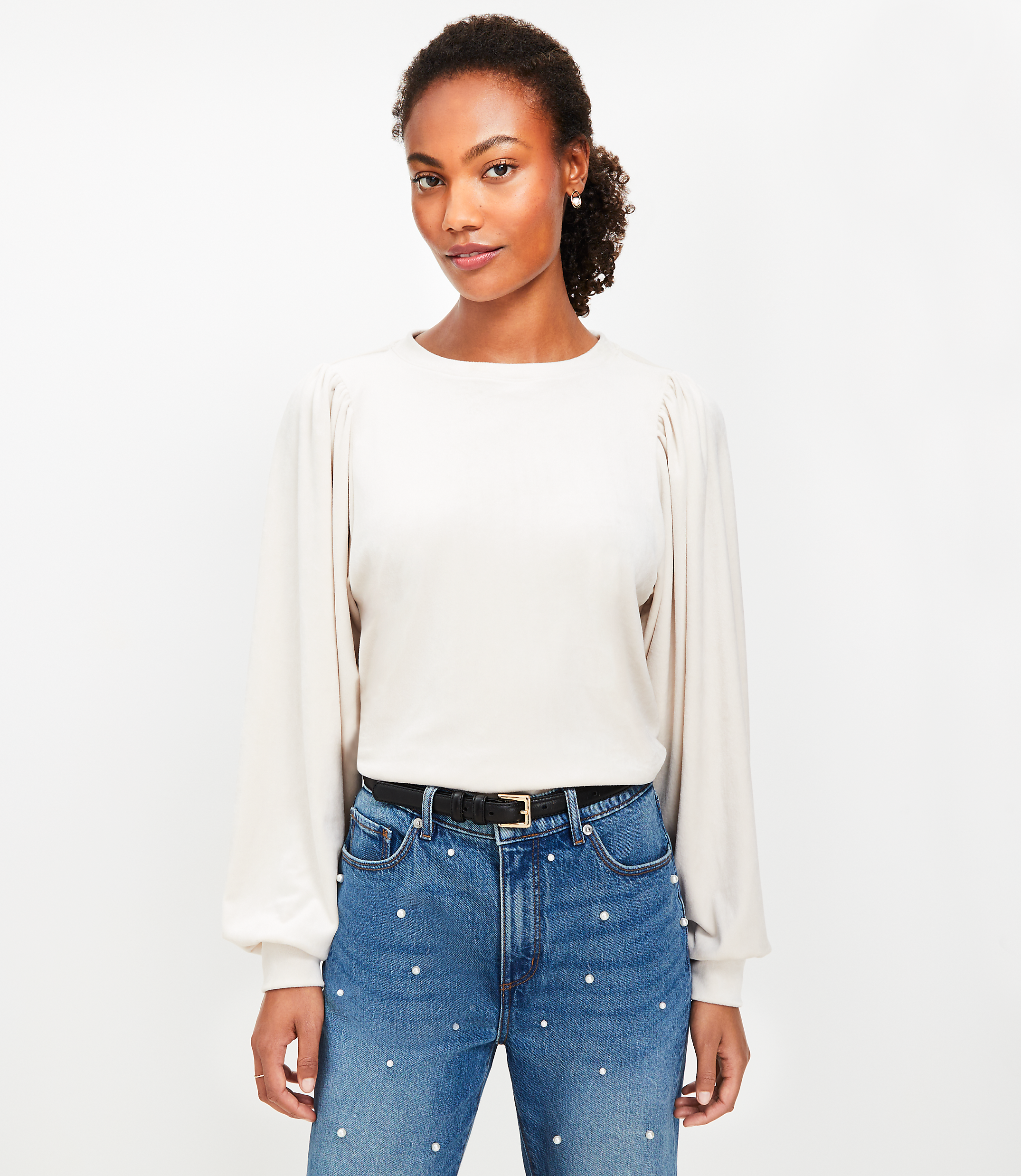 Velour Sweatshirt