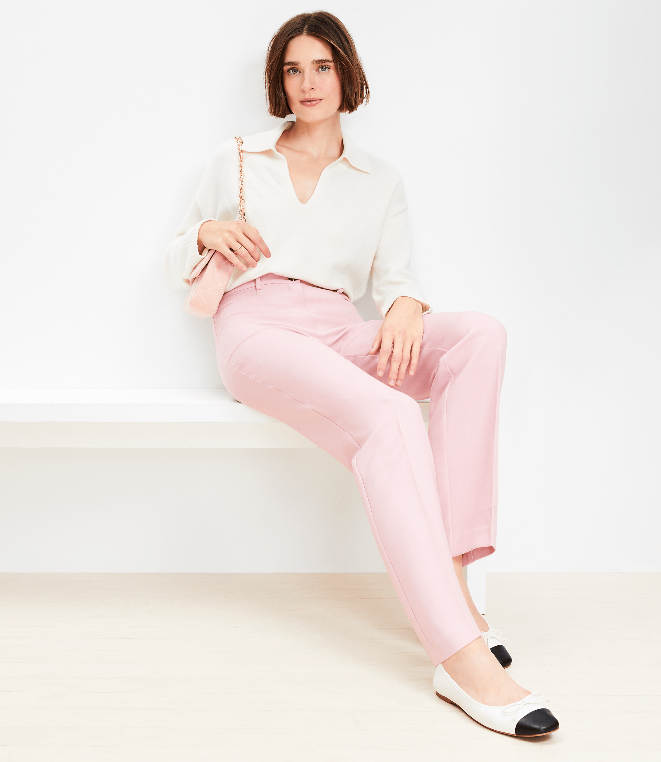 Parker Straight Pants in Melange