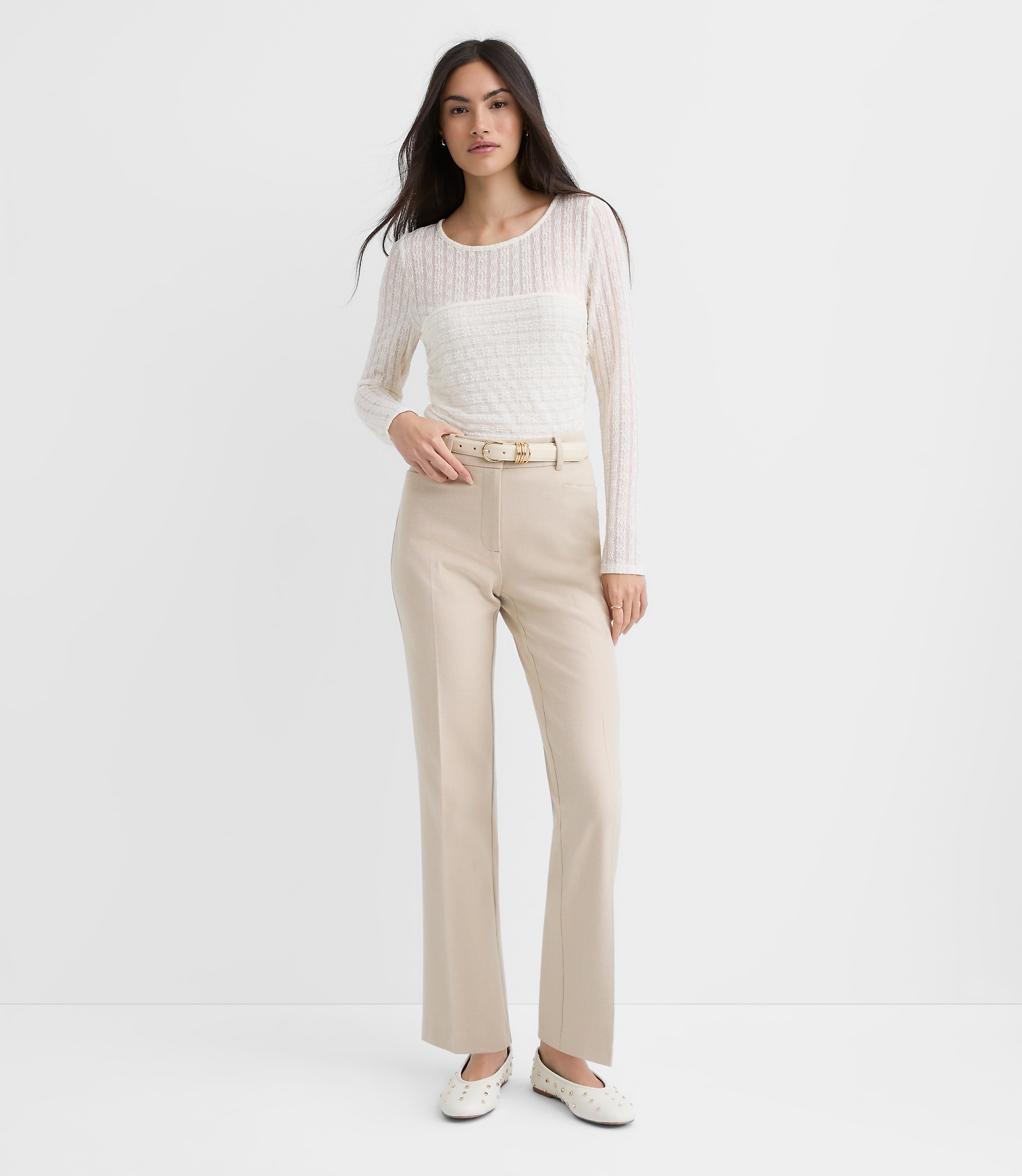 Parker Straight Pants in Texture