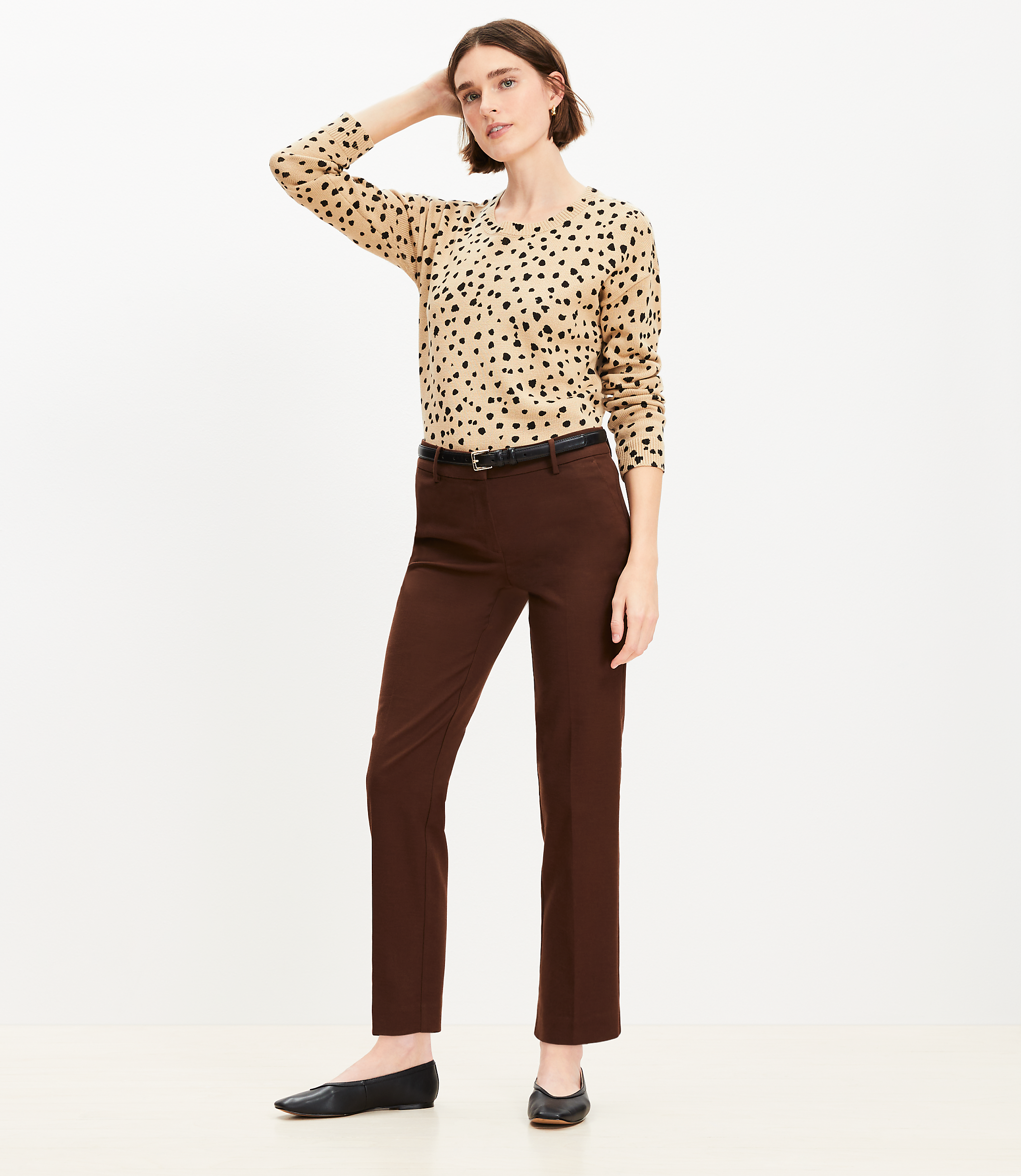 Riviera Slim Pants in Doubleweave