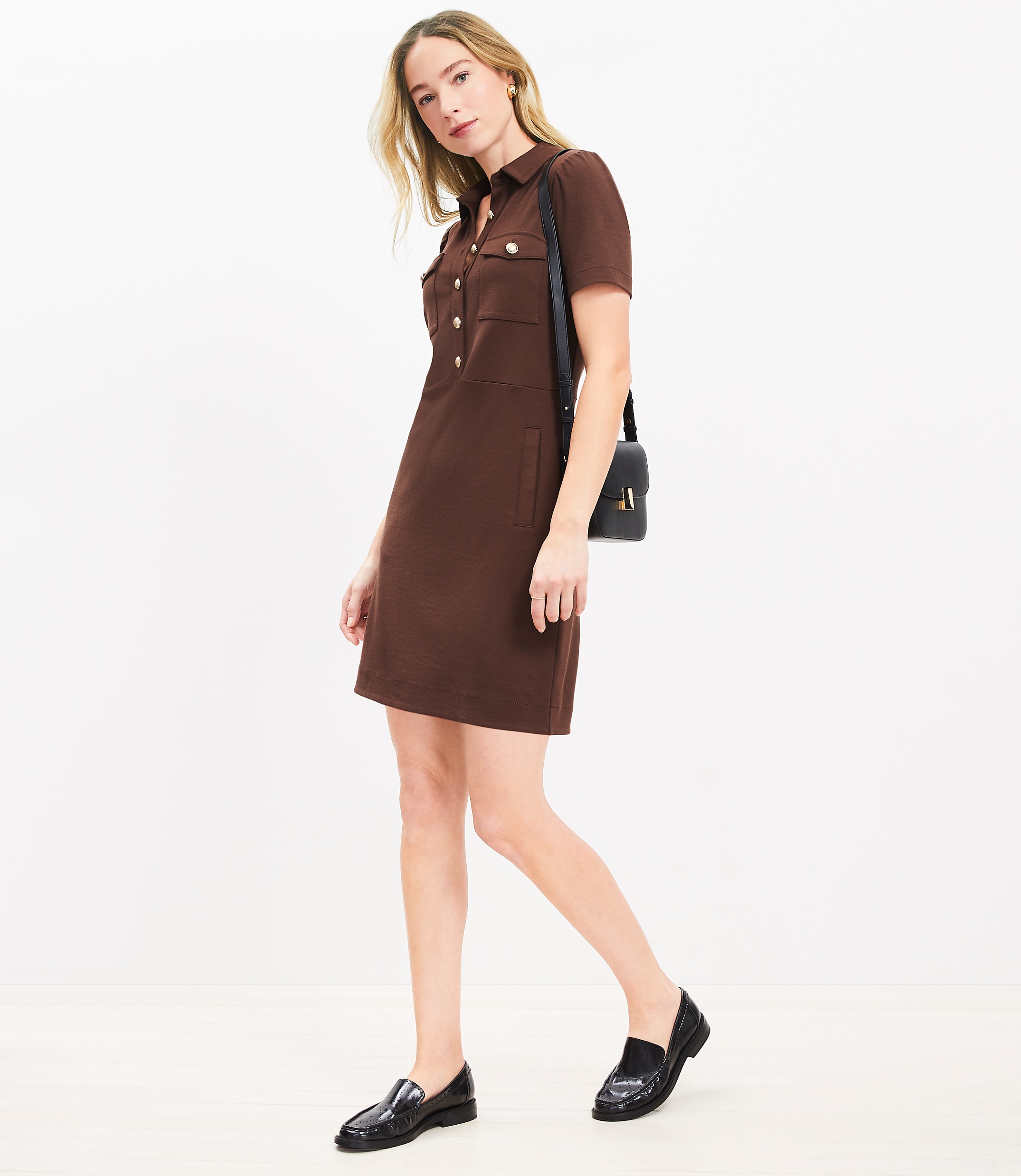 Ponte Mini Pocket Dress