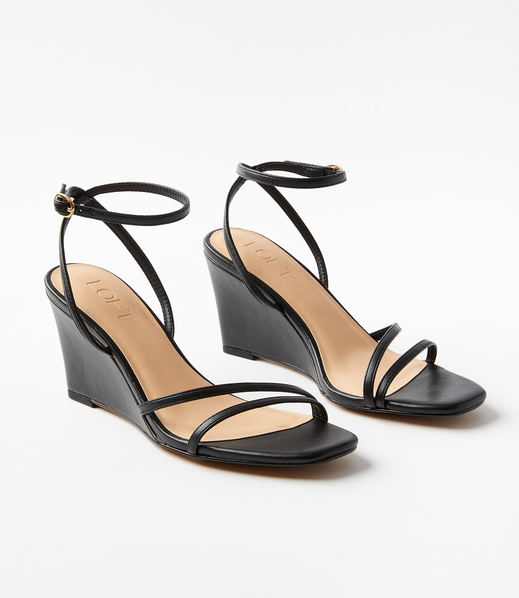 Strappy Ankle Strap Wedge Sandals