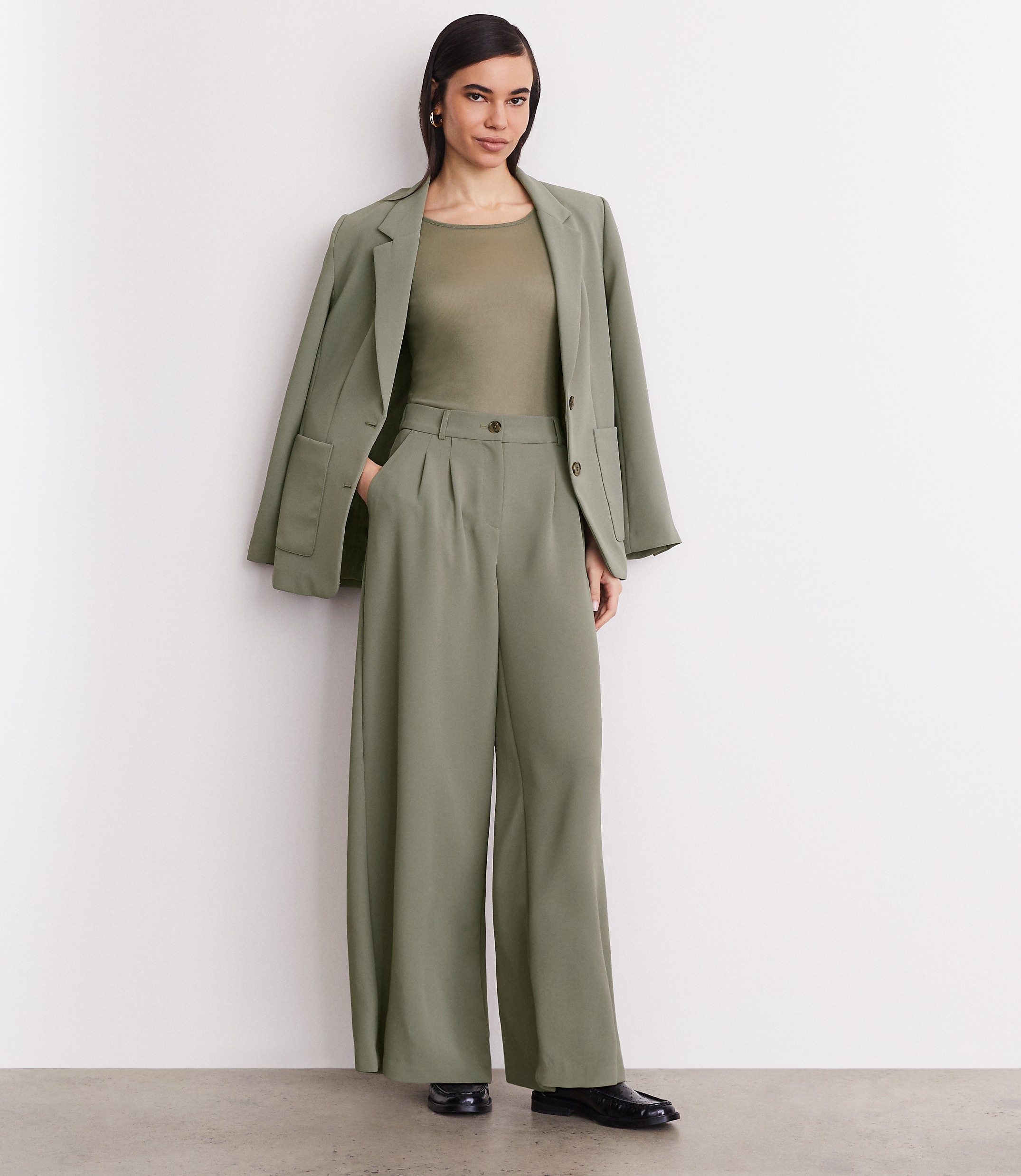 LOFT Versa Mesh Elbow Sleeve Tee