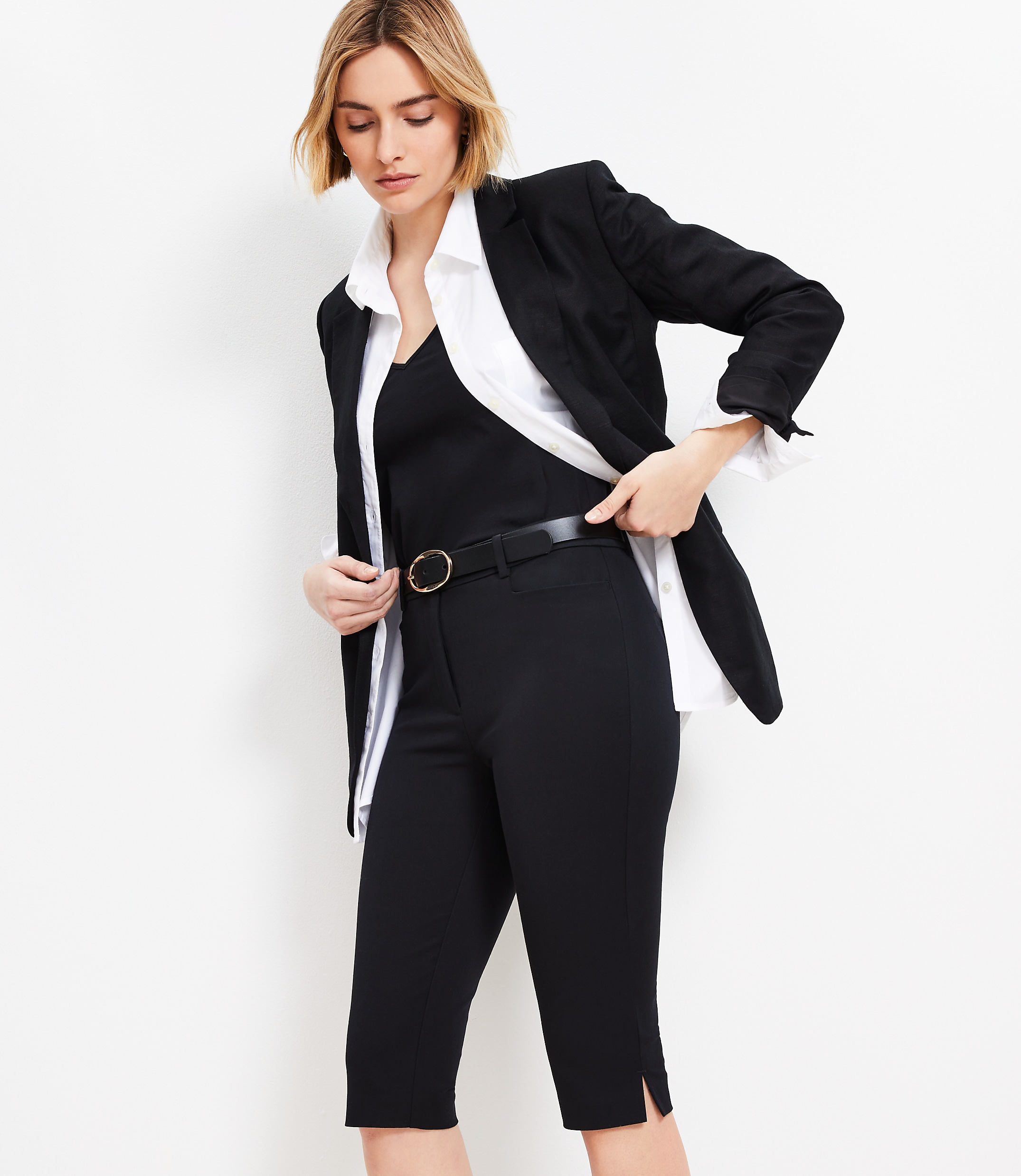 Capri Pants in Bi-Stretch