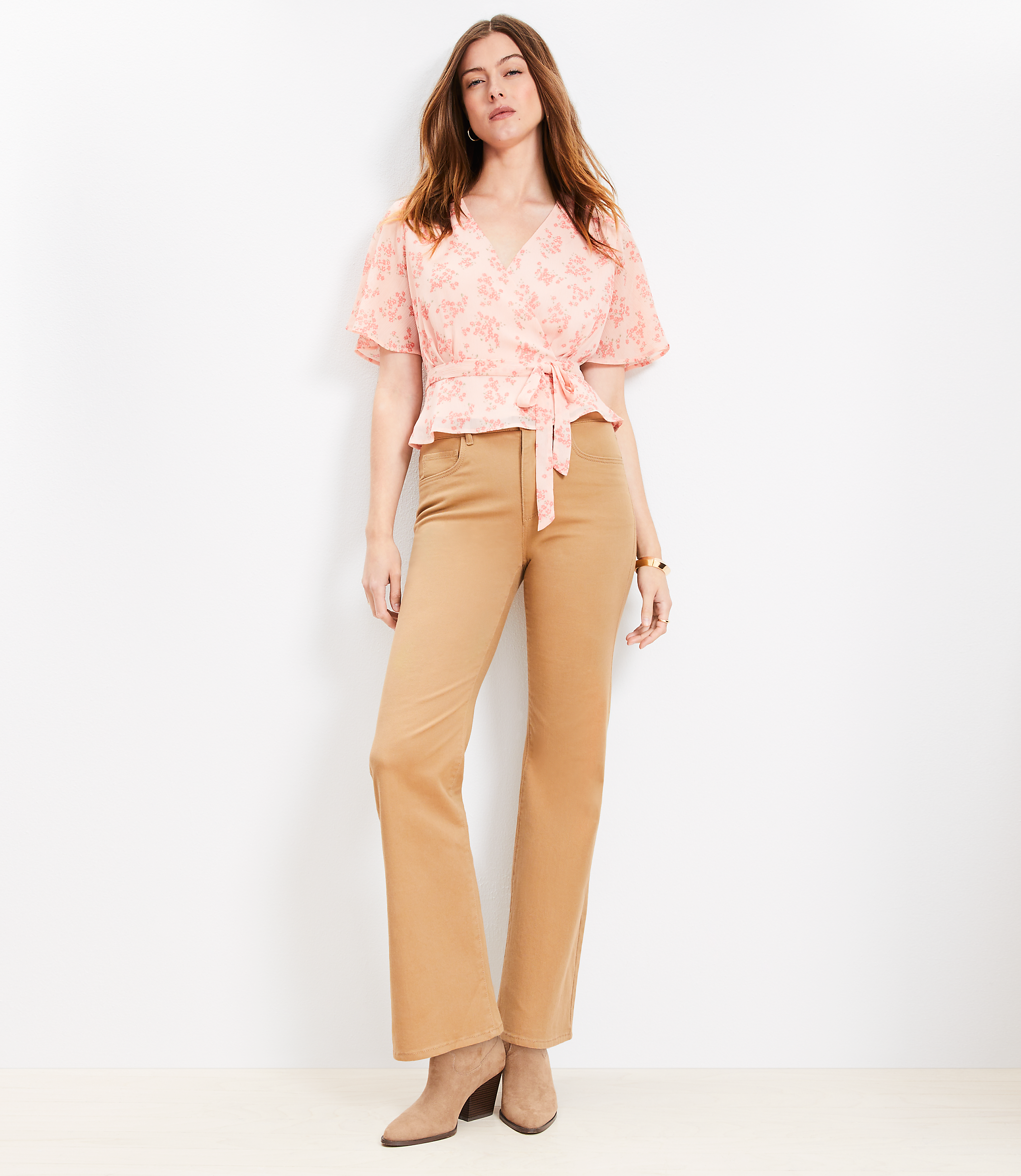 Meadow Peplum Wrap Top