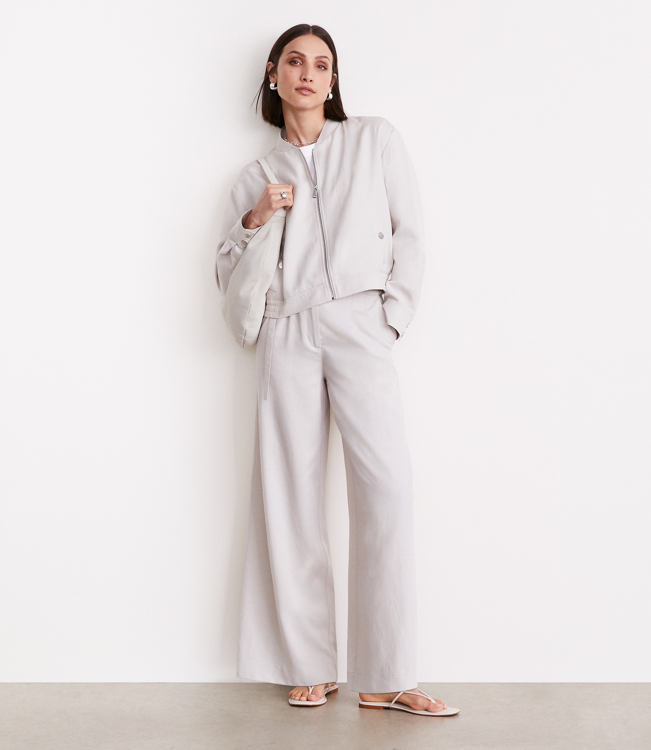 LOFT Versa Pure Spun Bomber Jacket