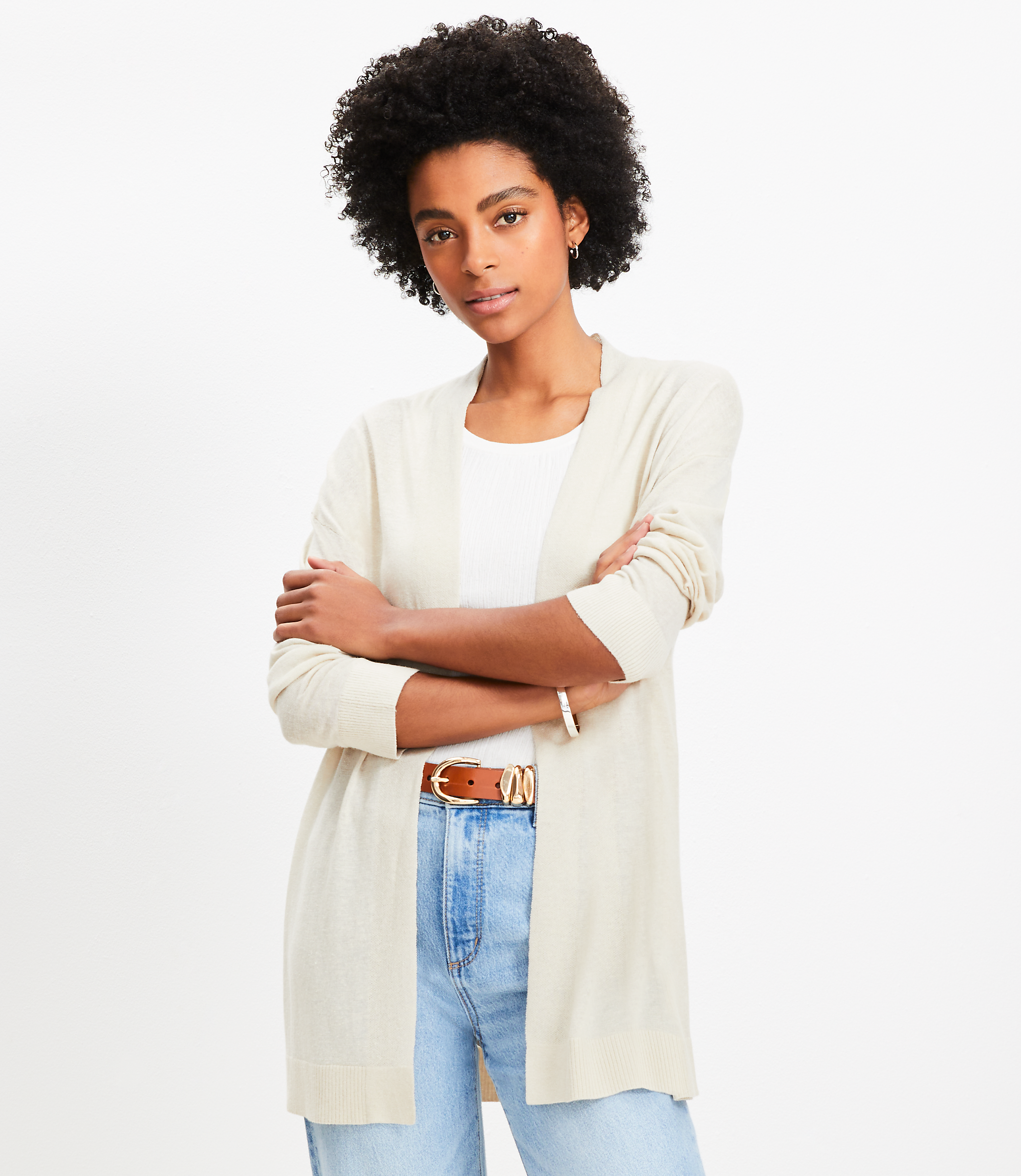 Sheer Open Cardigan