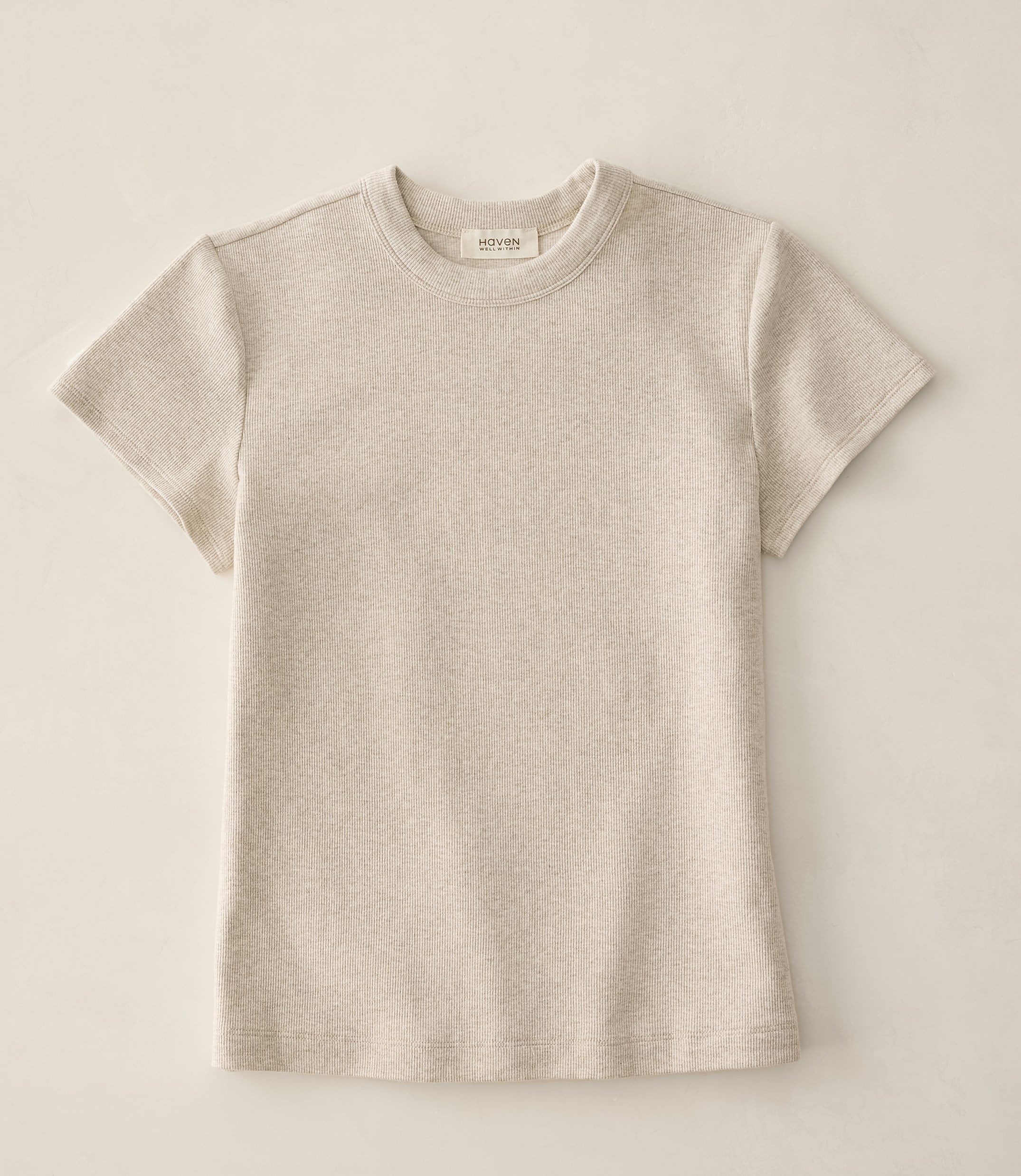 Haven Well Within Essential Organic Cotton Crew Neck Tee