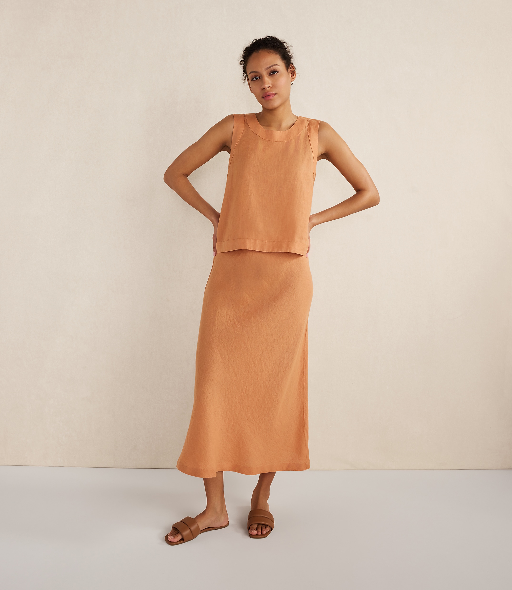 Haven Well Within Linen Sleeveless Top