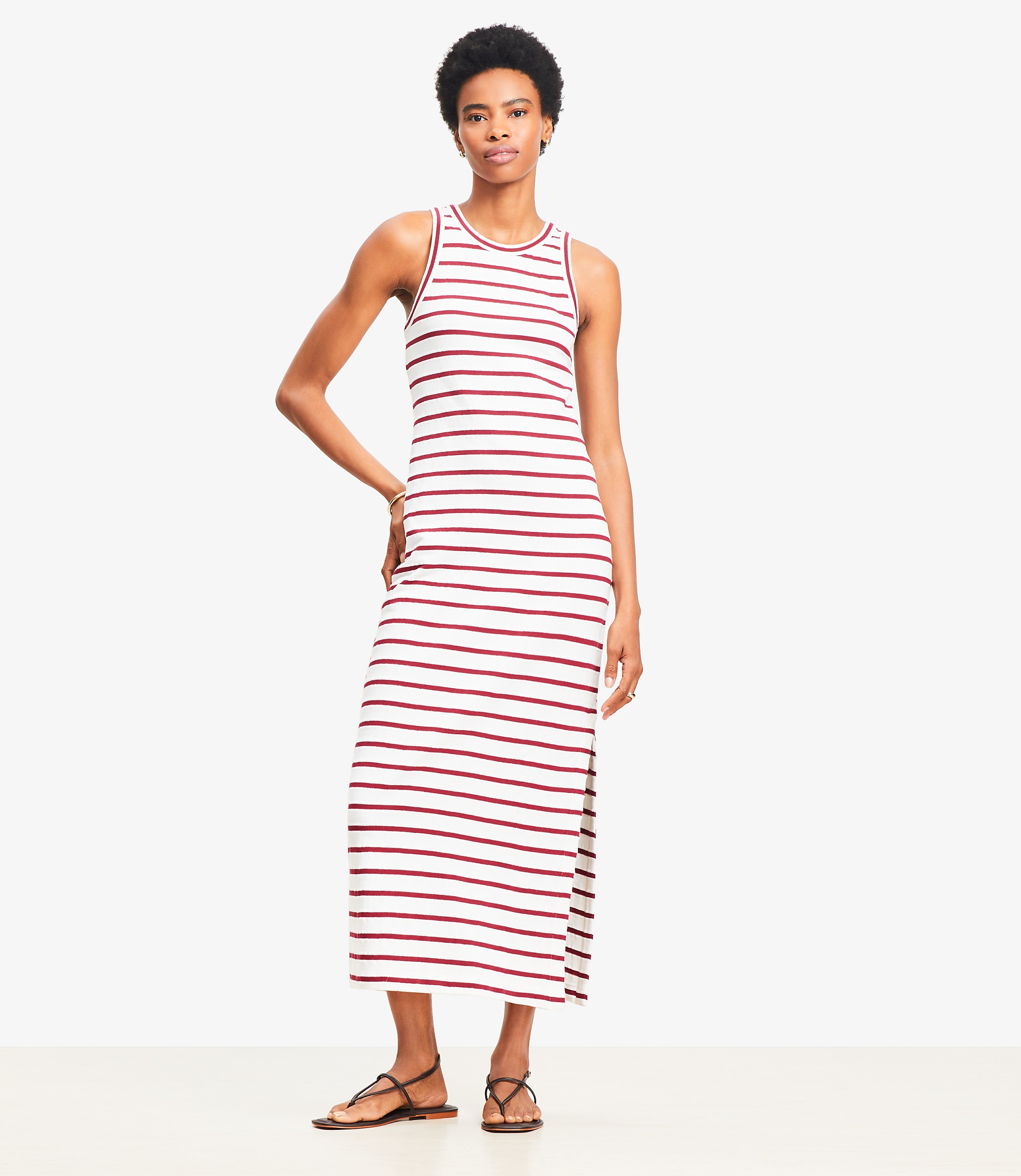 petite sleeveless midi dress ASOS DESIGN Petite high neck sleeveless midi dress with draped neck in  khaki