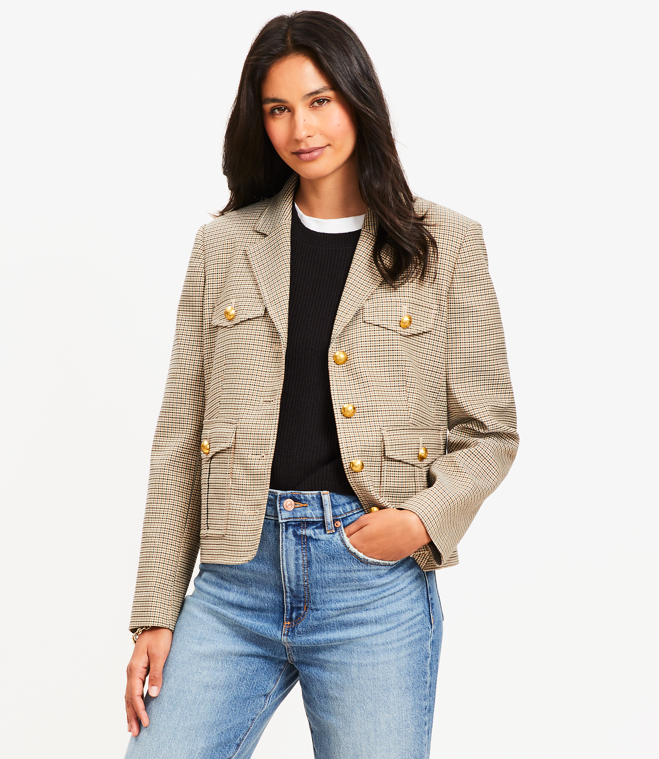 Plaid Eisenhower Jacket
