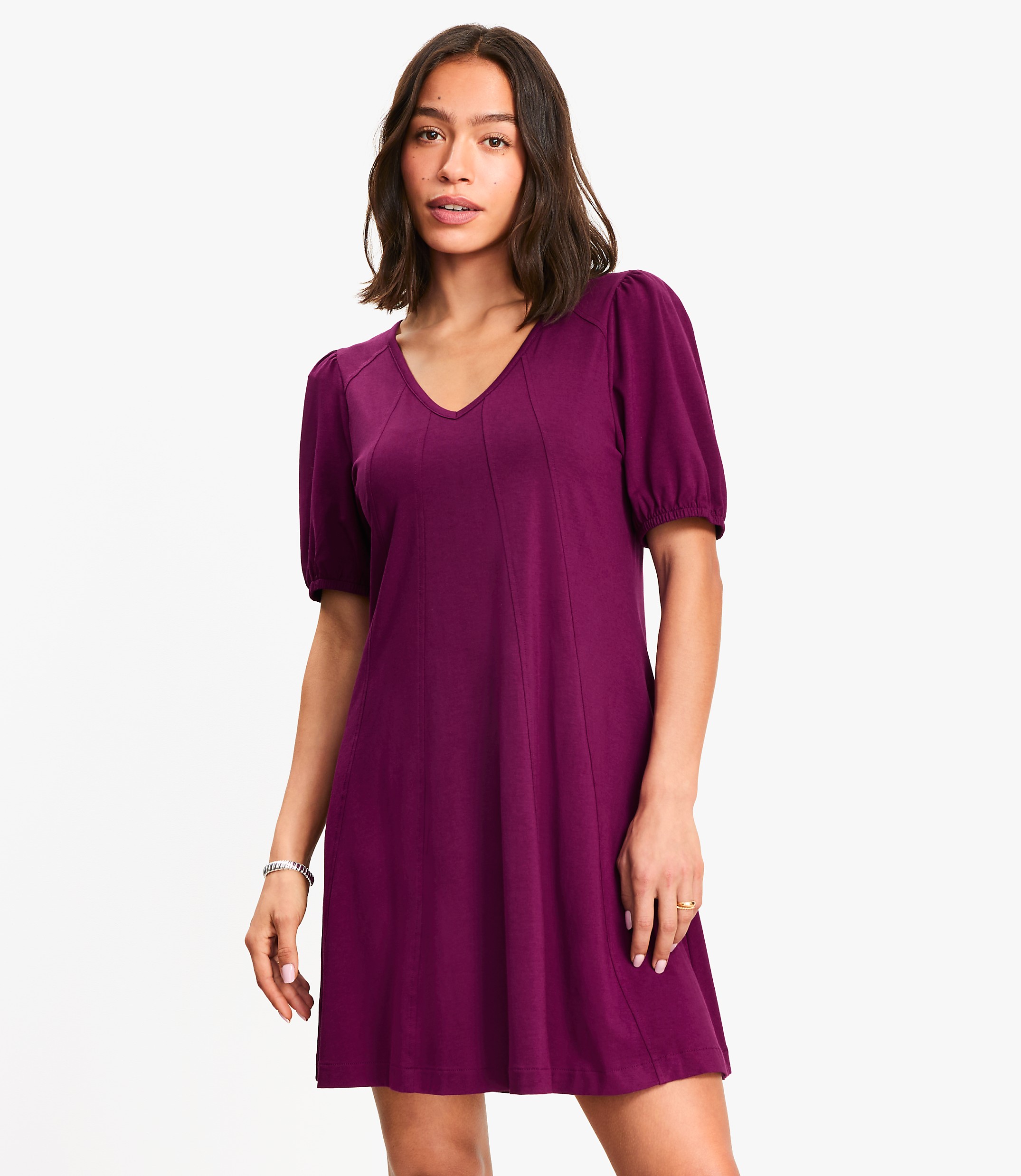 Seamed Mini Dress