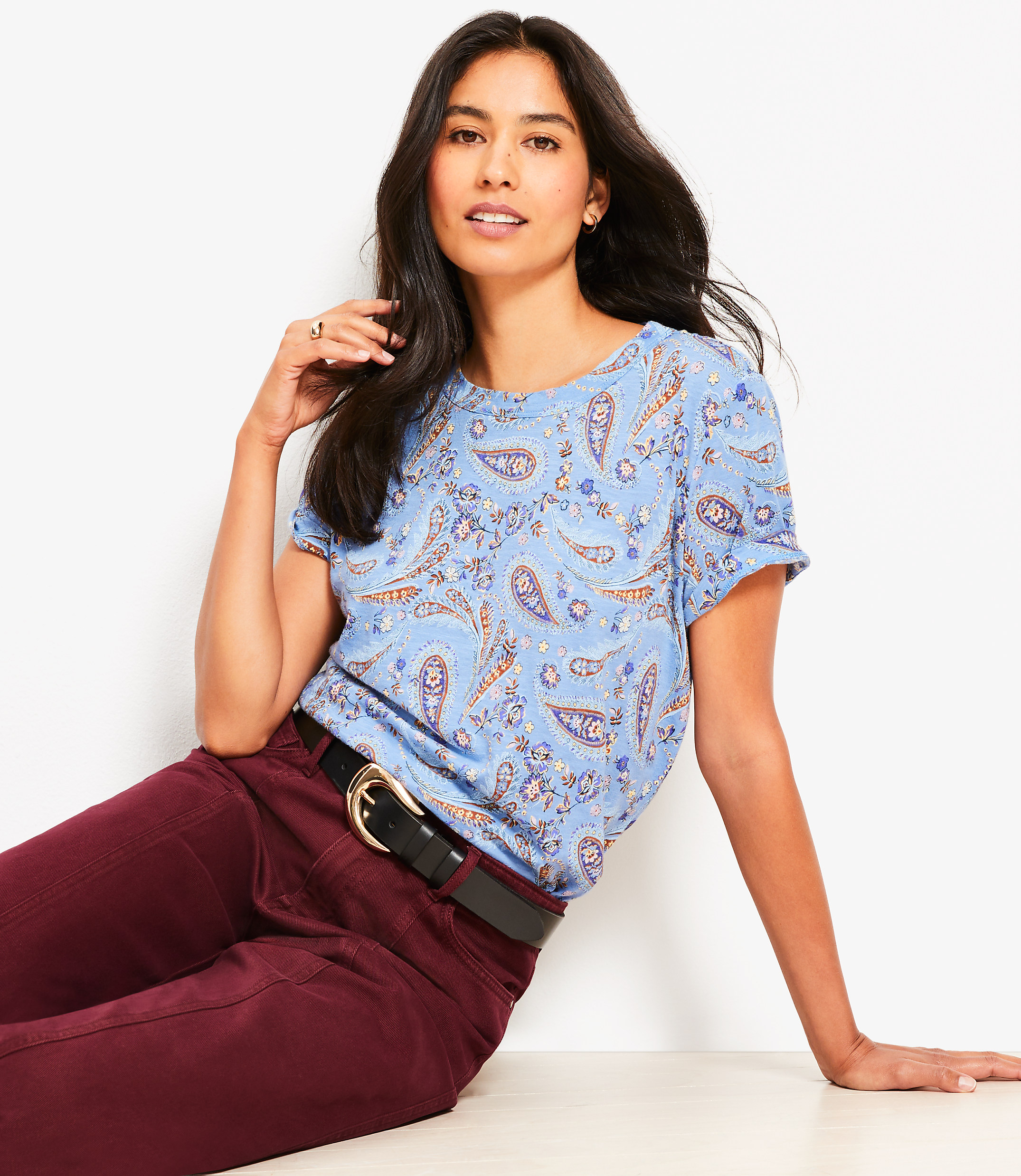 Paisley Everyday Crew Tee