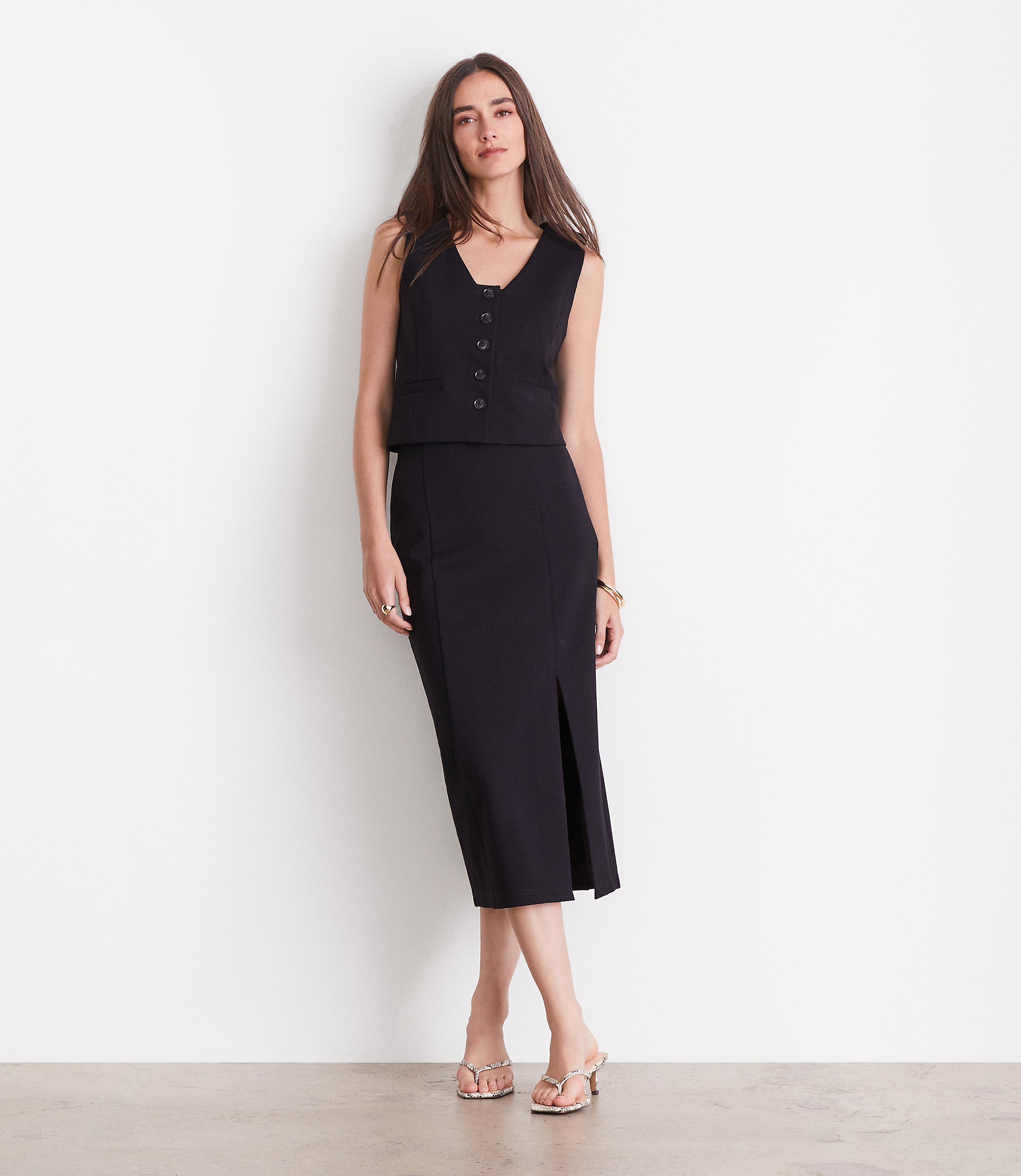 LOFT Versa Ponte Pocket Vest