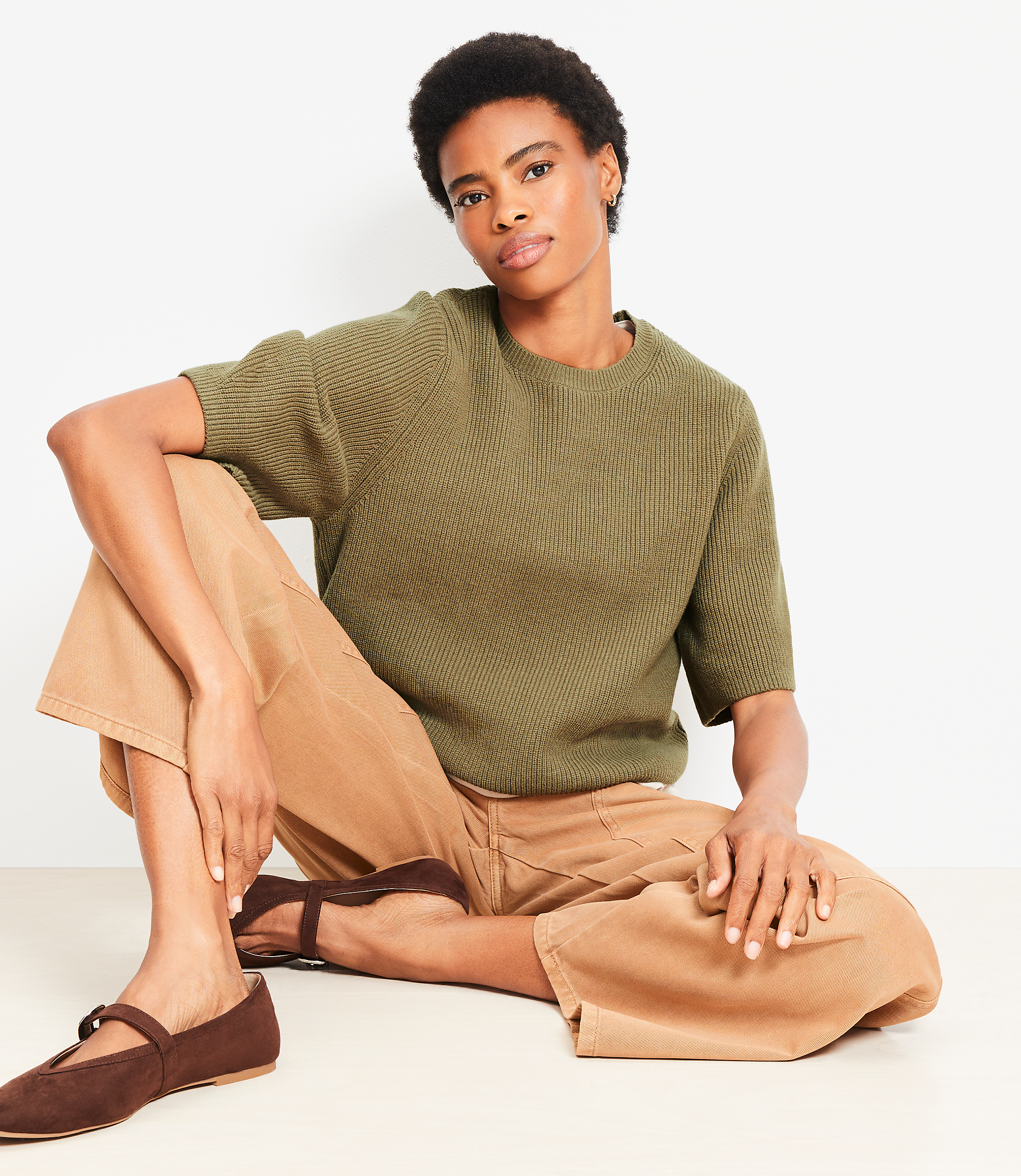 Relaxed Sweater Tee