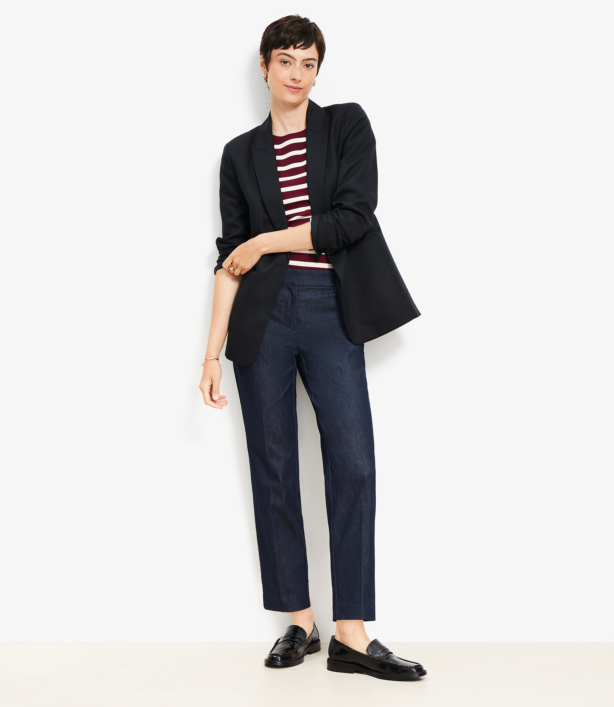 Tall Riviera Slim Pants in Refined Denim