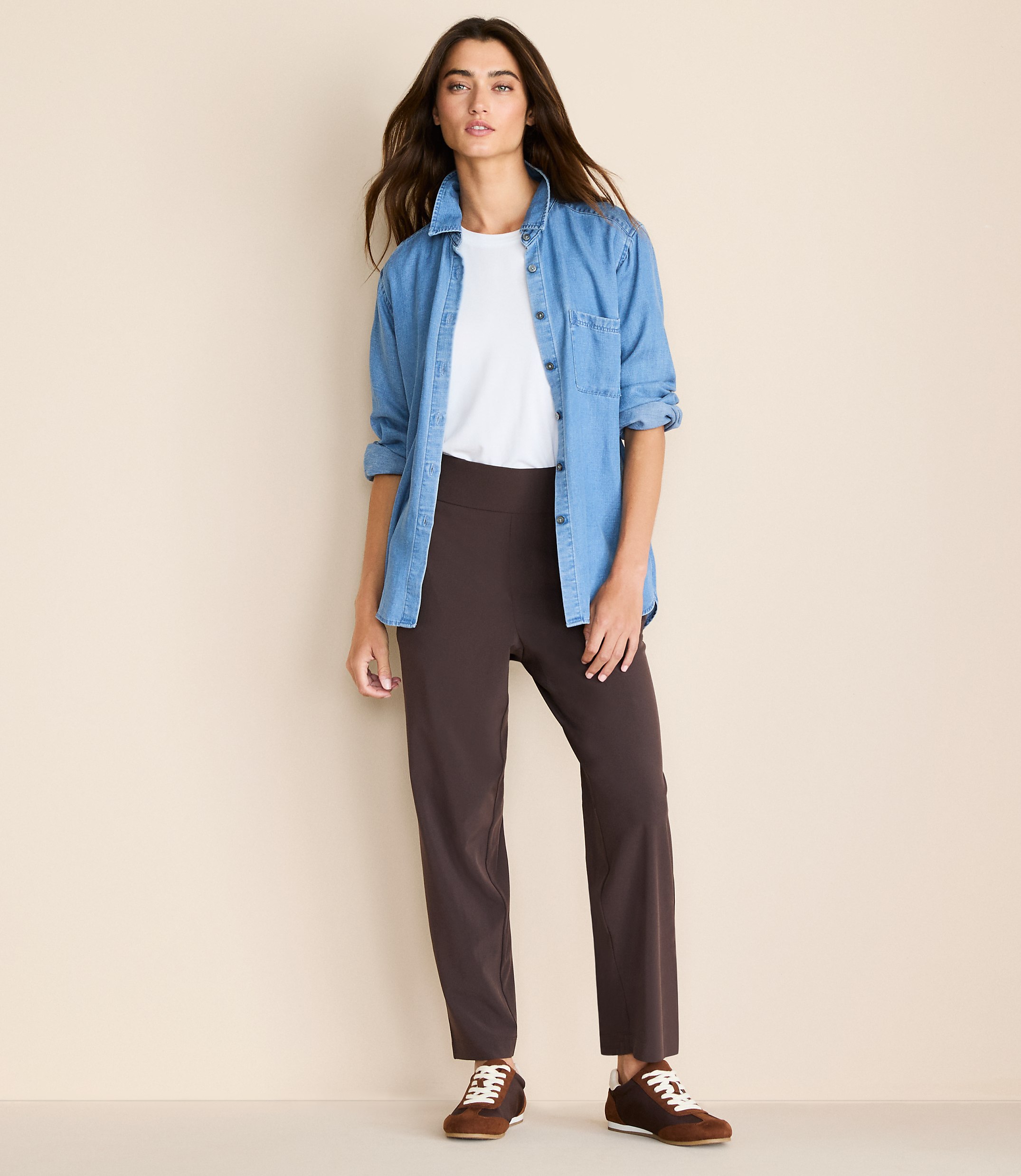 Lou & Grey Wanderweave Straight Leg Pants