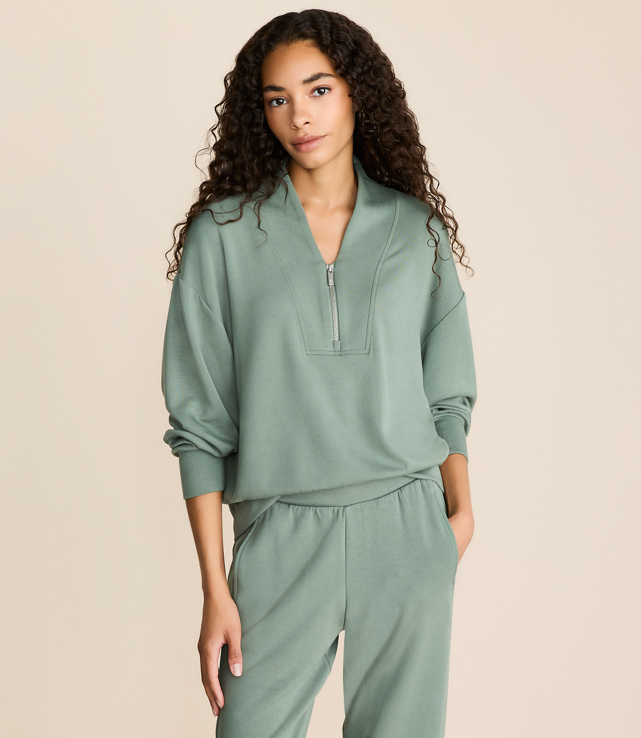 Lou & Grey Scubasoft Half Zip Sweatshirt