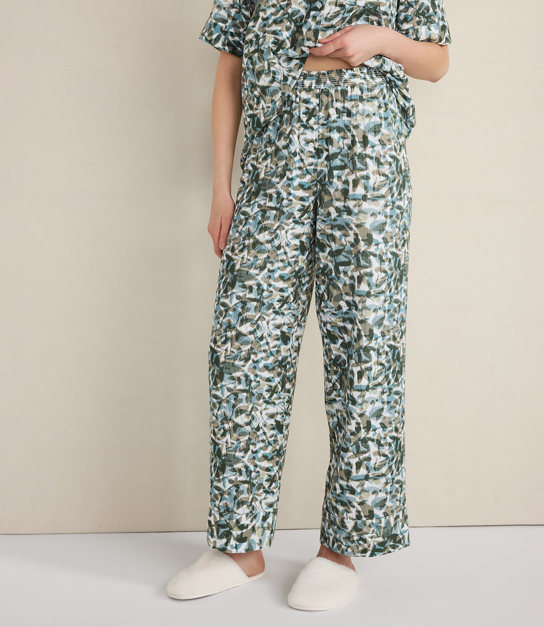 Haven Well Within Organic Cotton Gauze Floral Pajama Pants