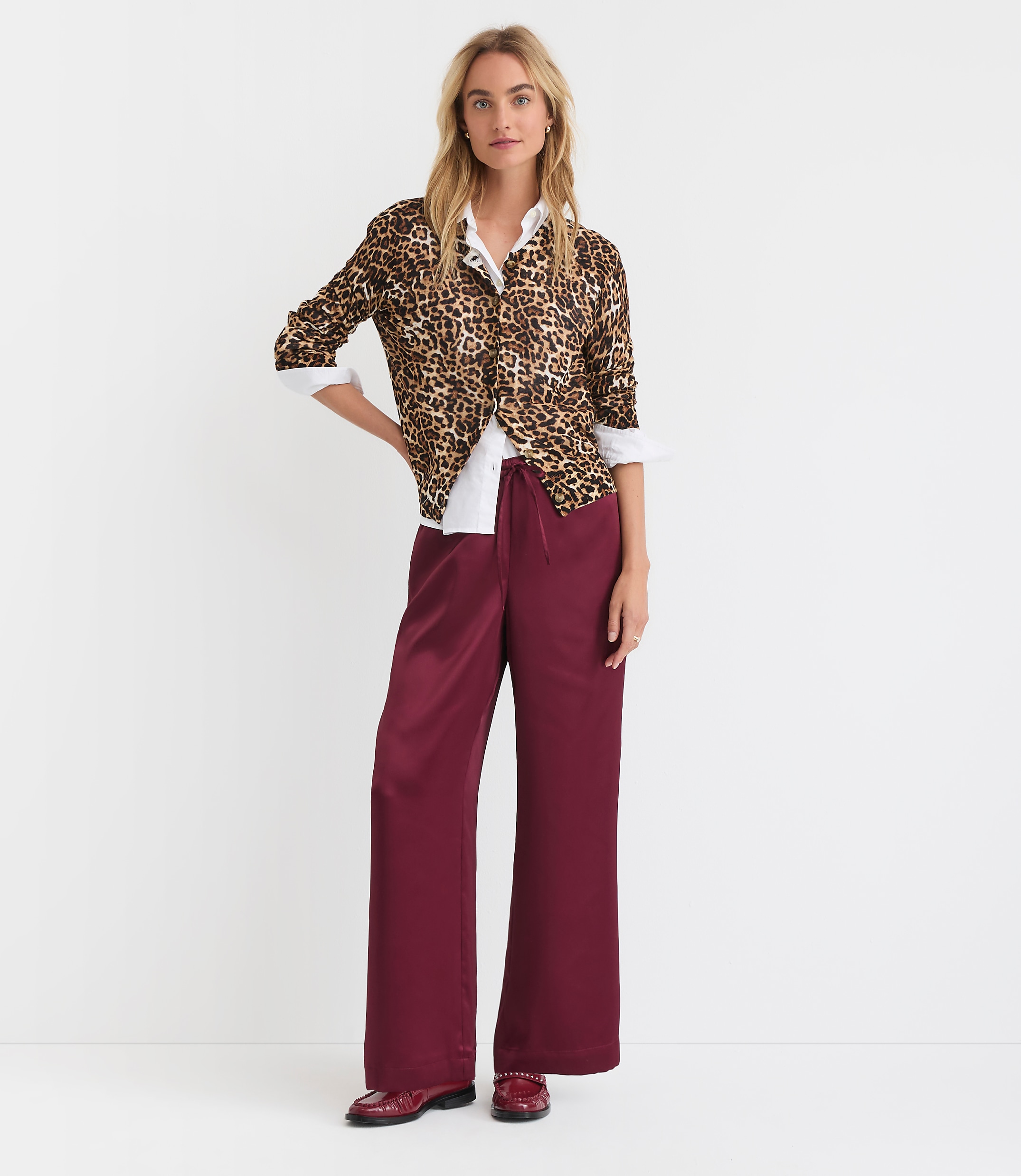 Sawyer Pull On Pants in Satin