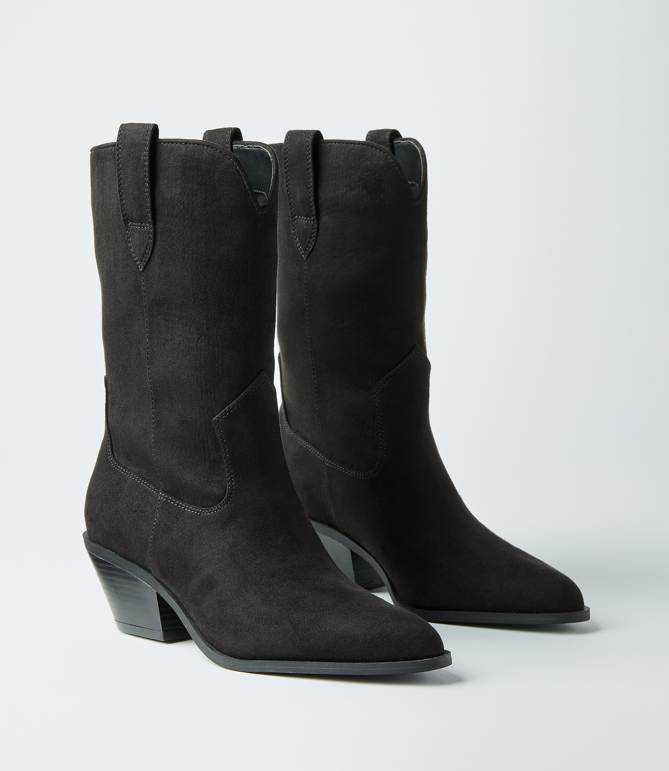 Mid Calf Western Boots