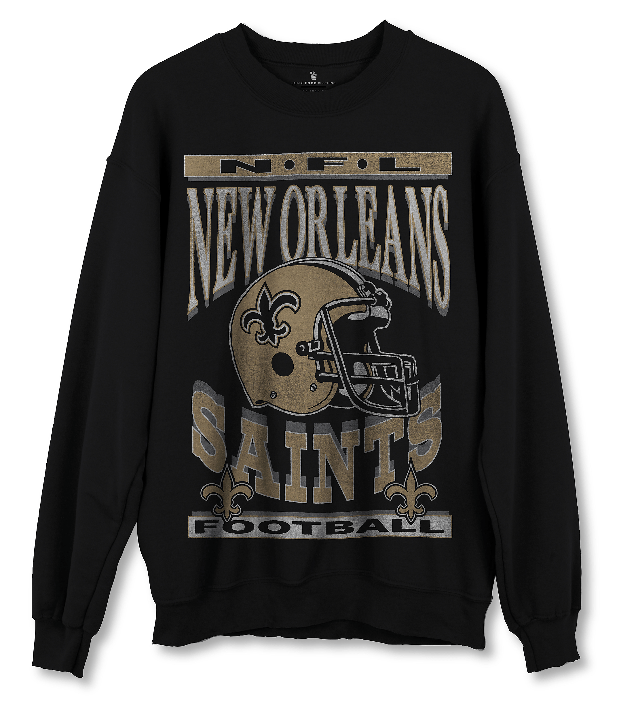 Junk Food New Orleans Saints Helmet Flea Market Crew