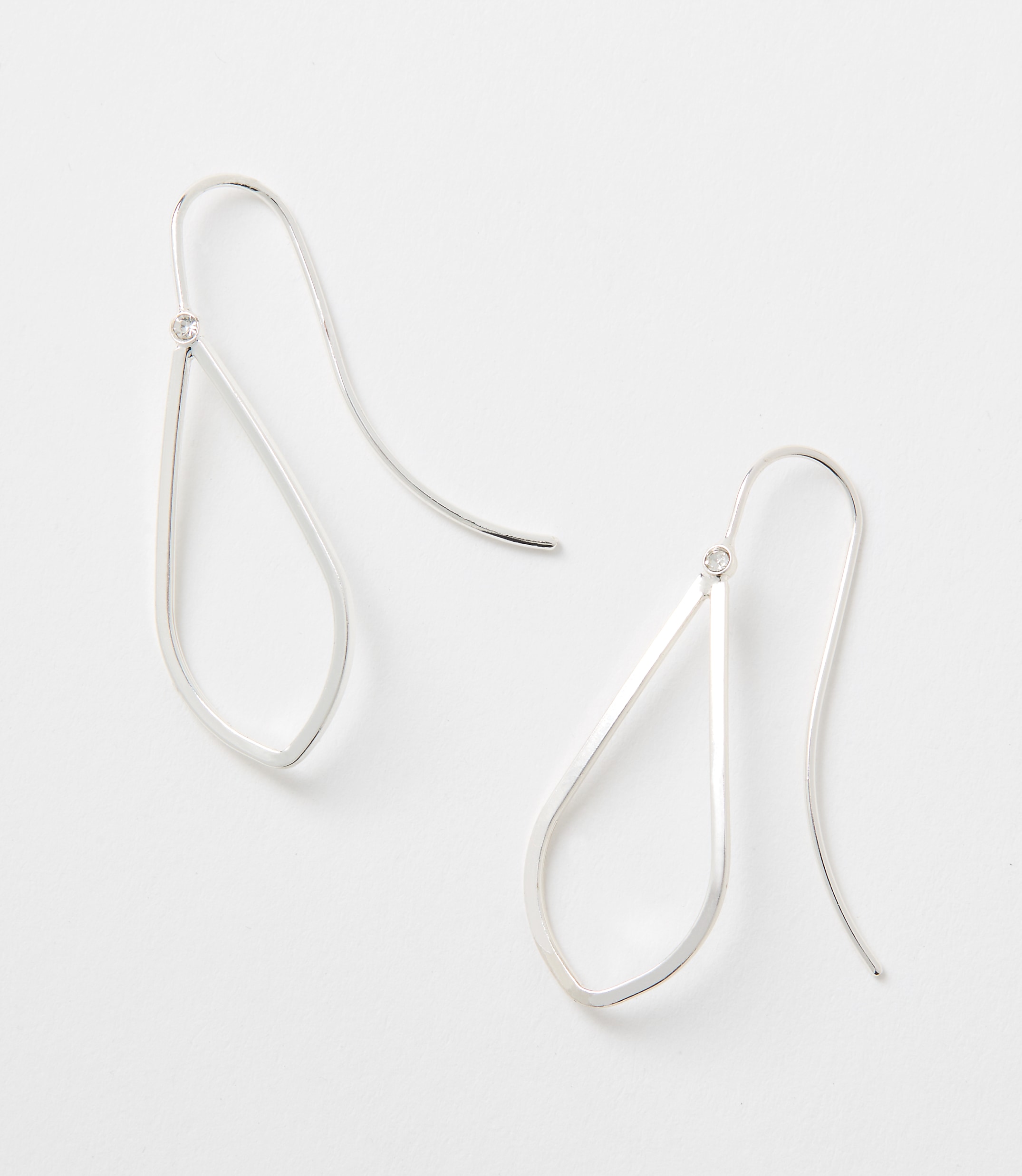 Open Drop Delicate Pull Through Earrings