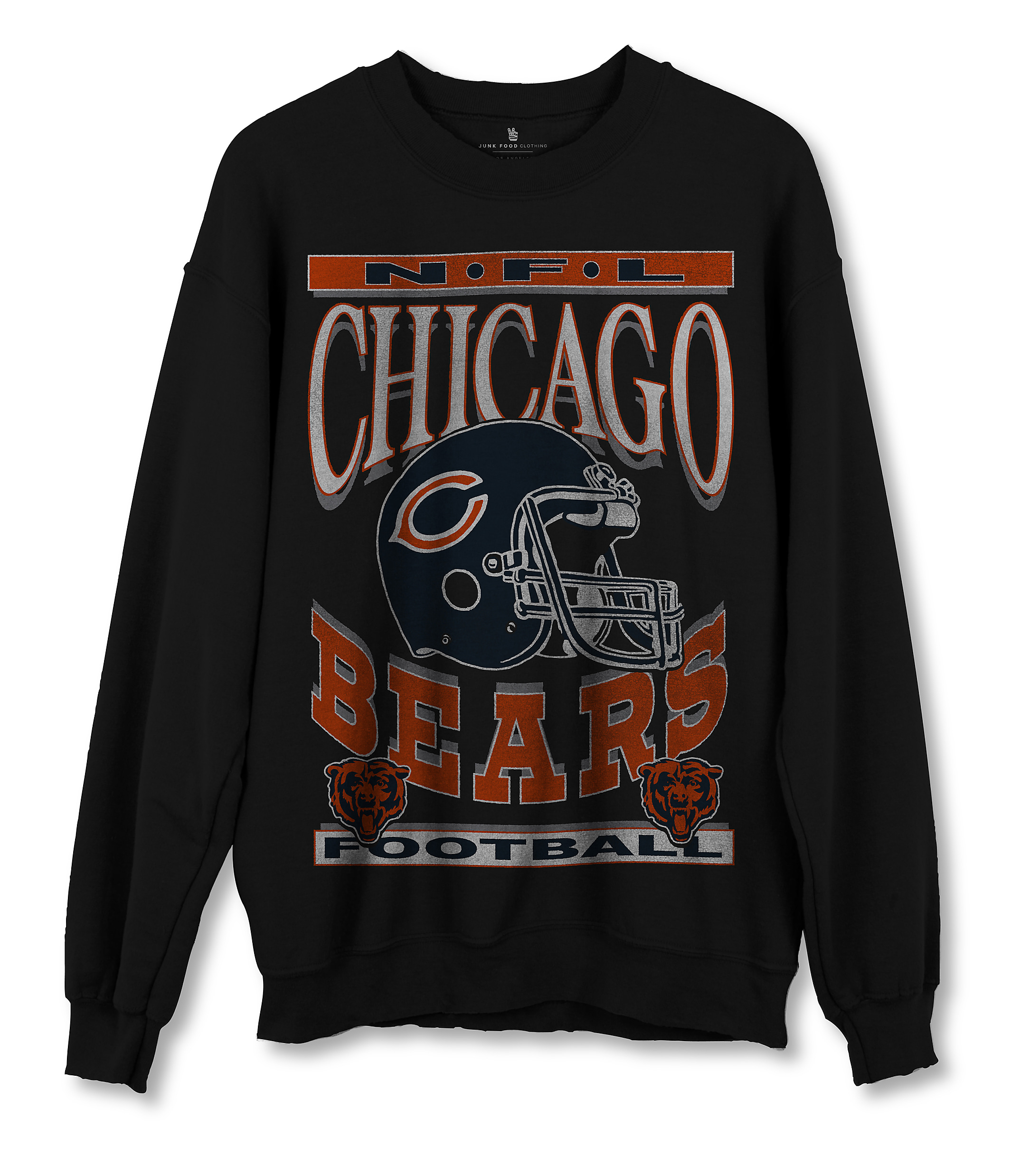 Junk Food Chicago Bears Backfield Crew Fleece
