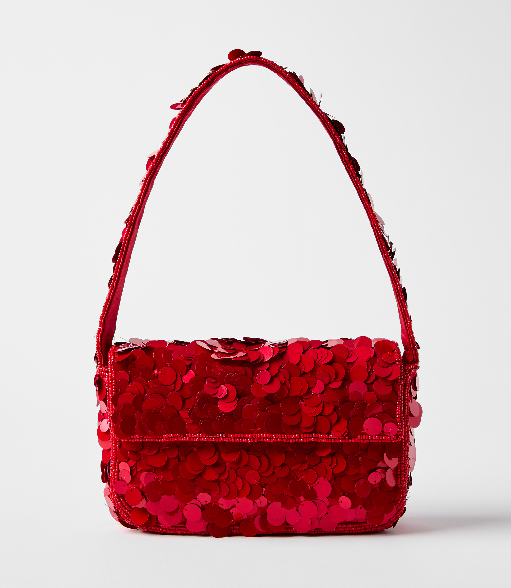 Sequin Beaded Shoulder Bag