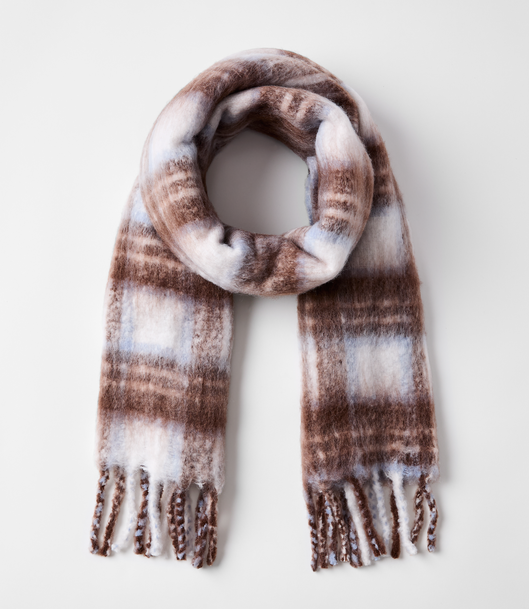Plaid Blanket Scarf
