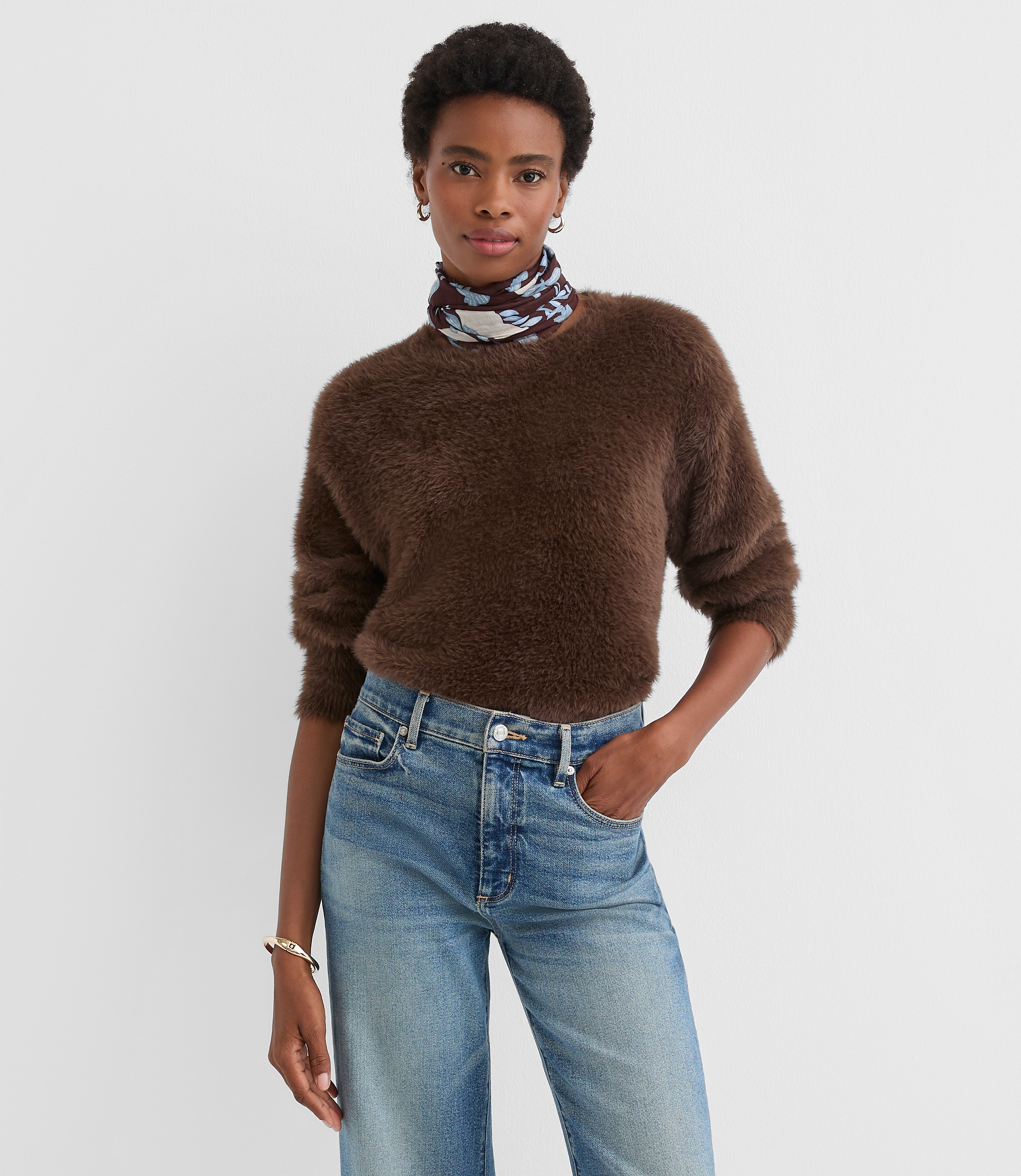 Fuzzy Tunic Sweater