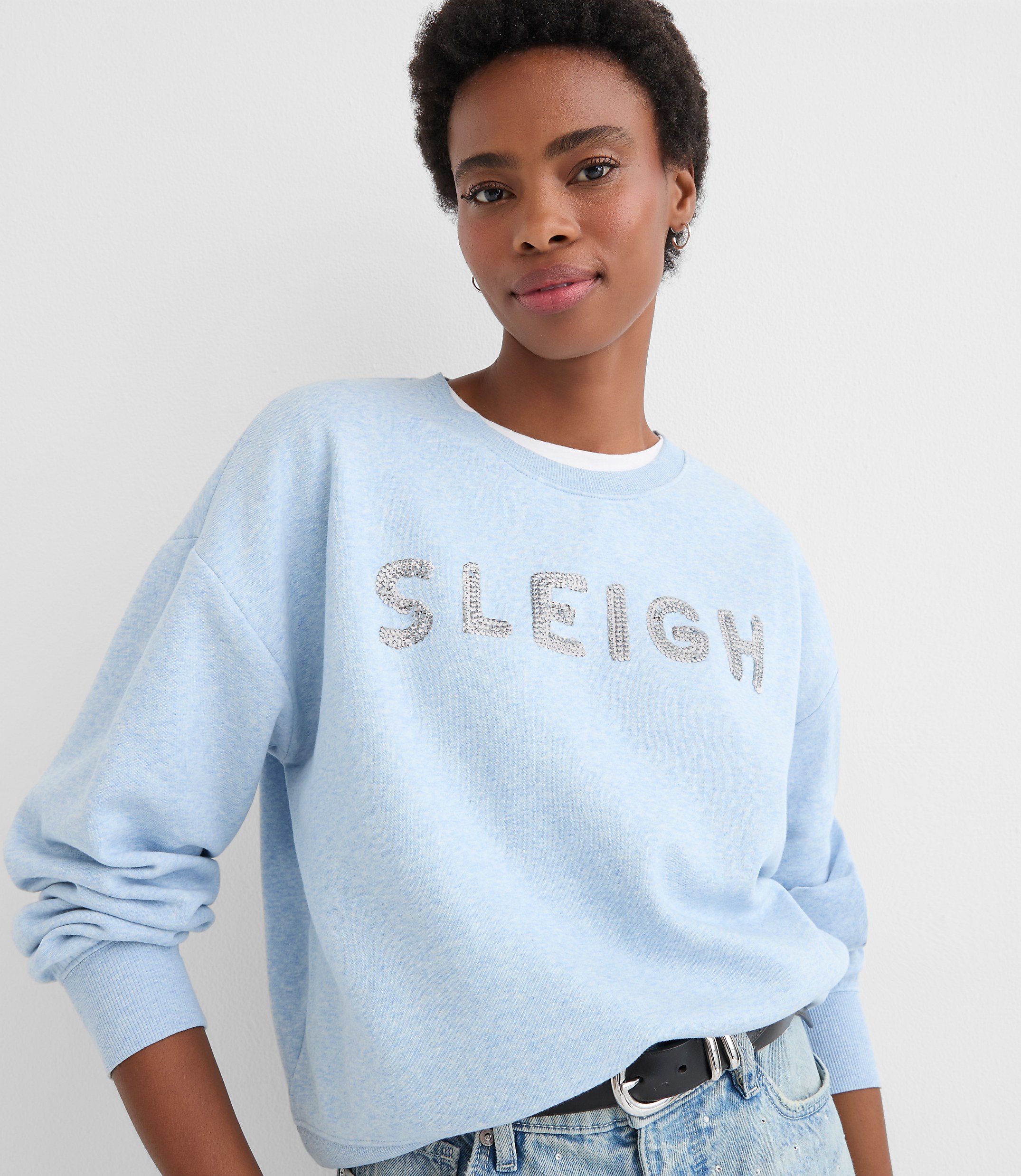 Sleigh Sequin Sweatshirt