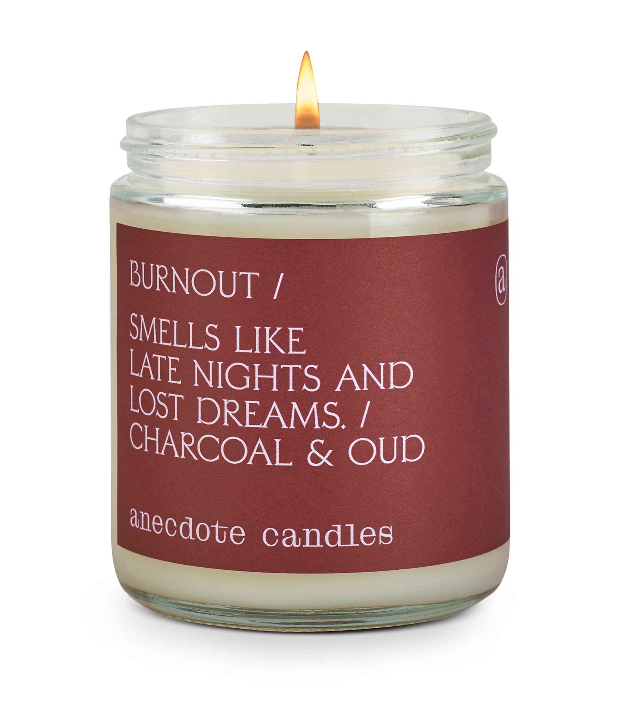 Anecdote Candles Burn Out Gold Tumbler Candle