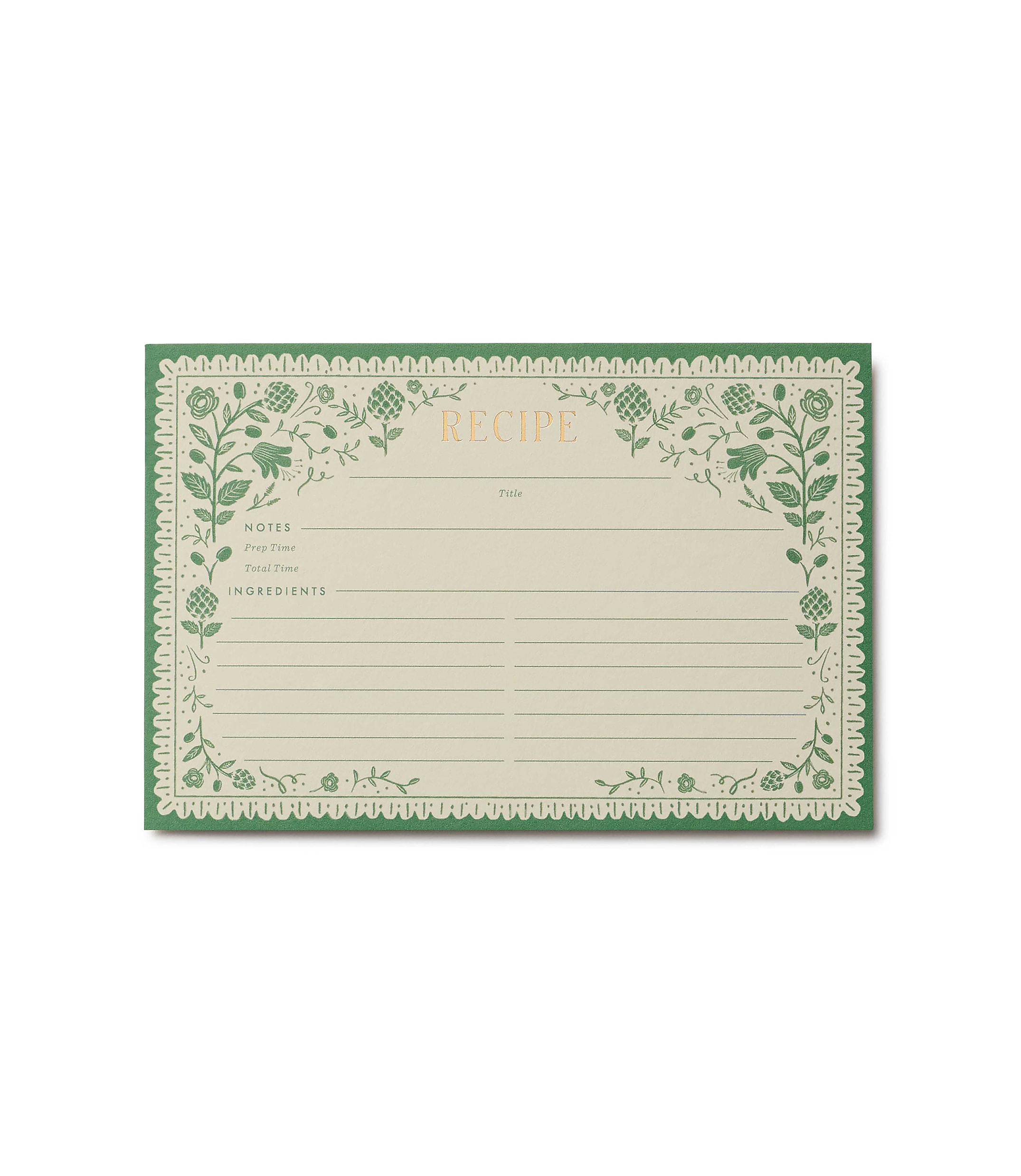 Rifle Paper Co. Artichoke Recipe Cards