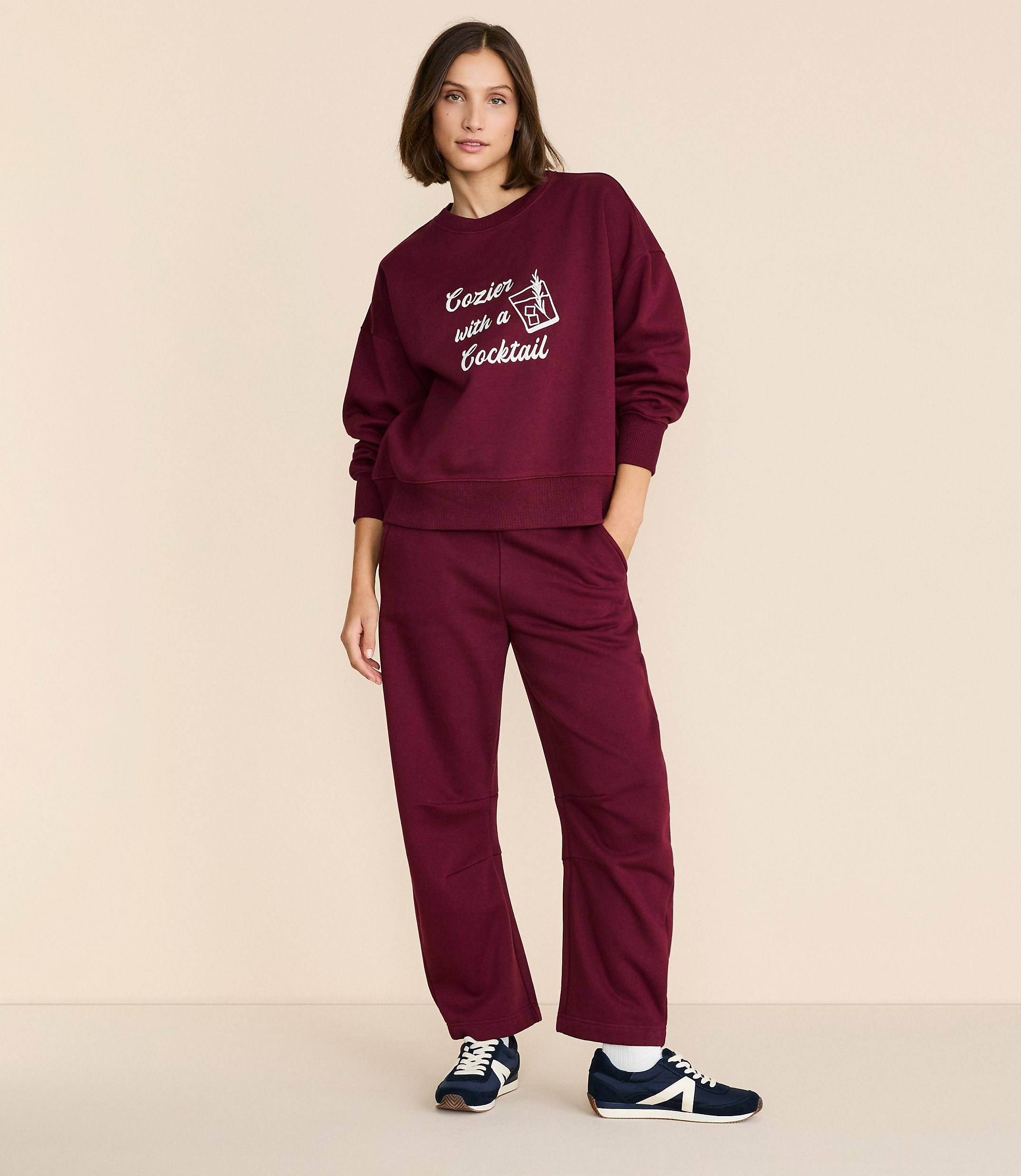 Petite Lou & Grey Elite Fleece Barrel Pants
