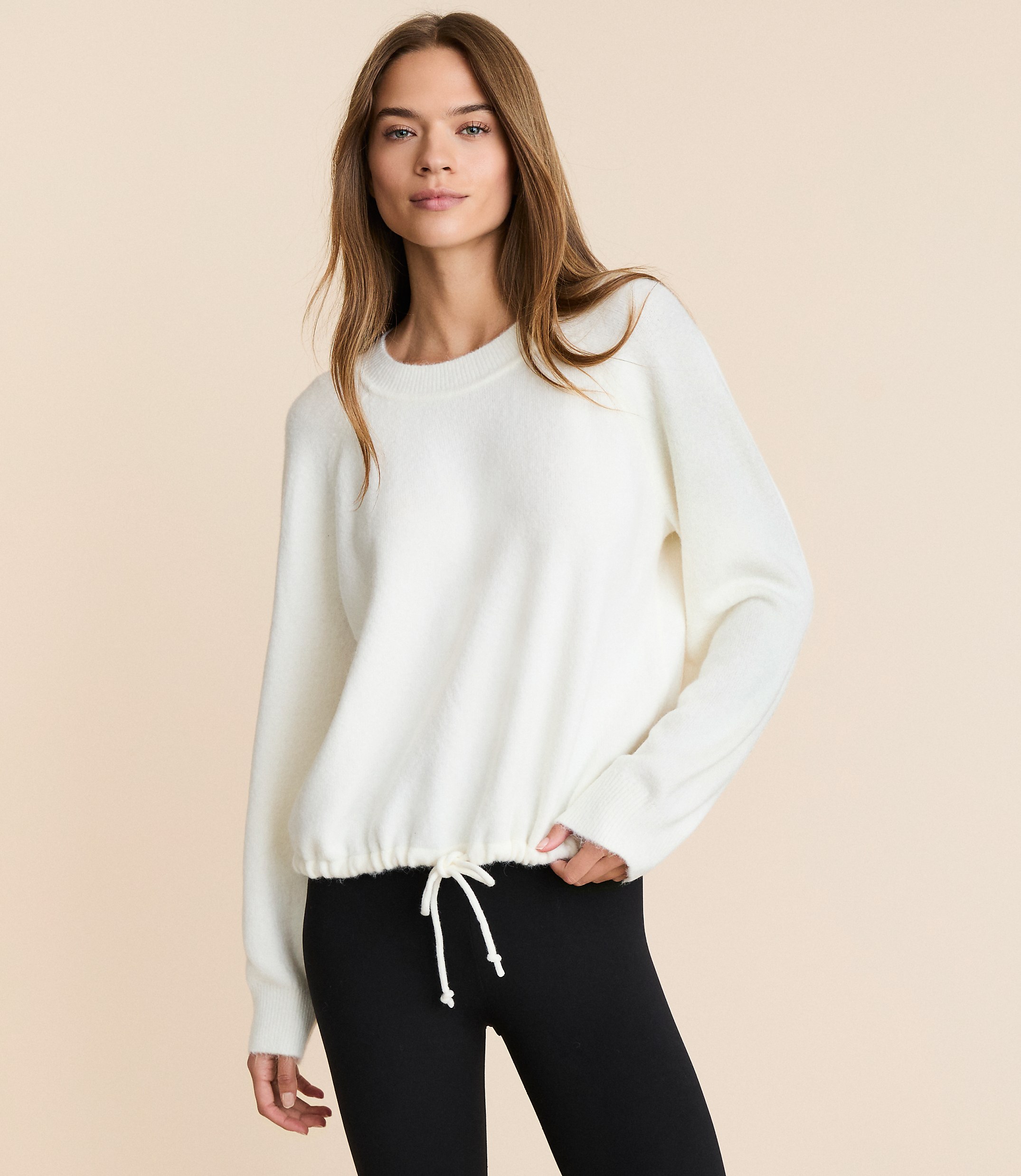Petite Lou & Grey Cloudstitch Drawstring Sweater