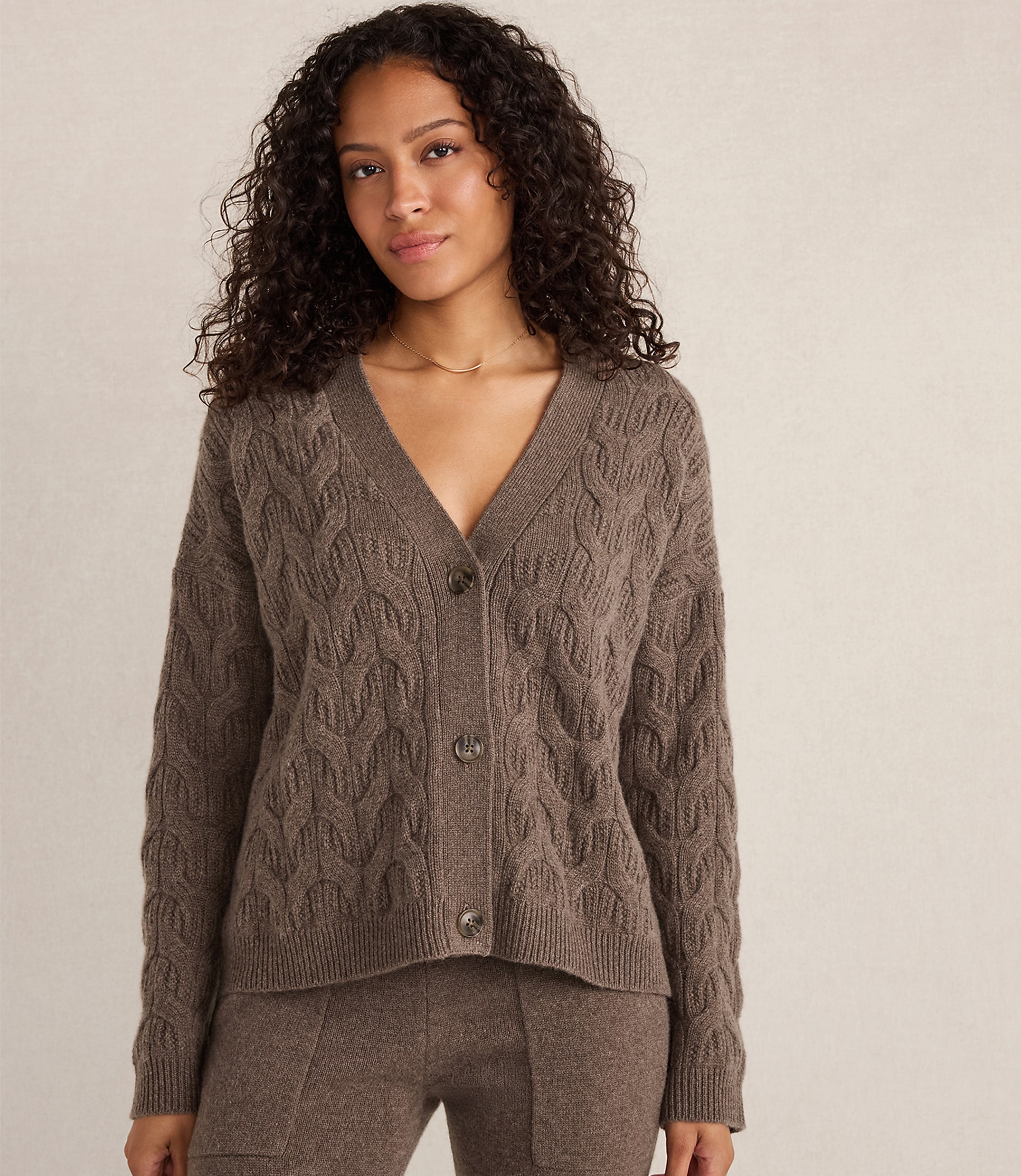 Haven Well Within Cashmere Cable Cardigan