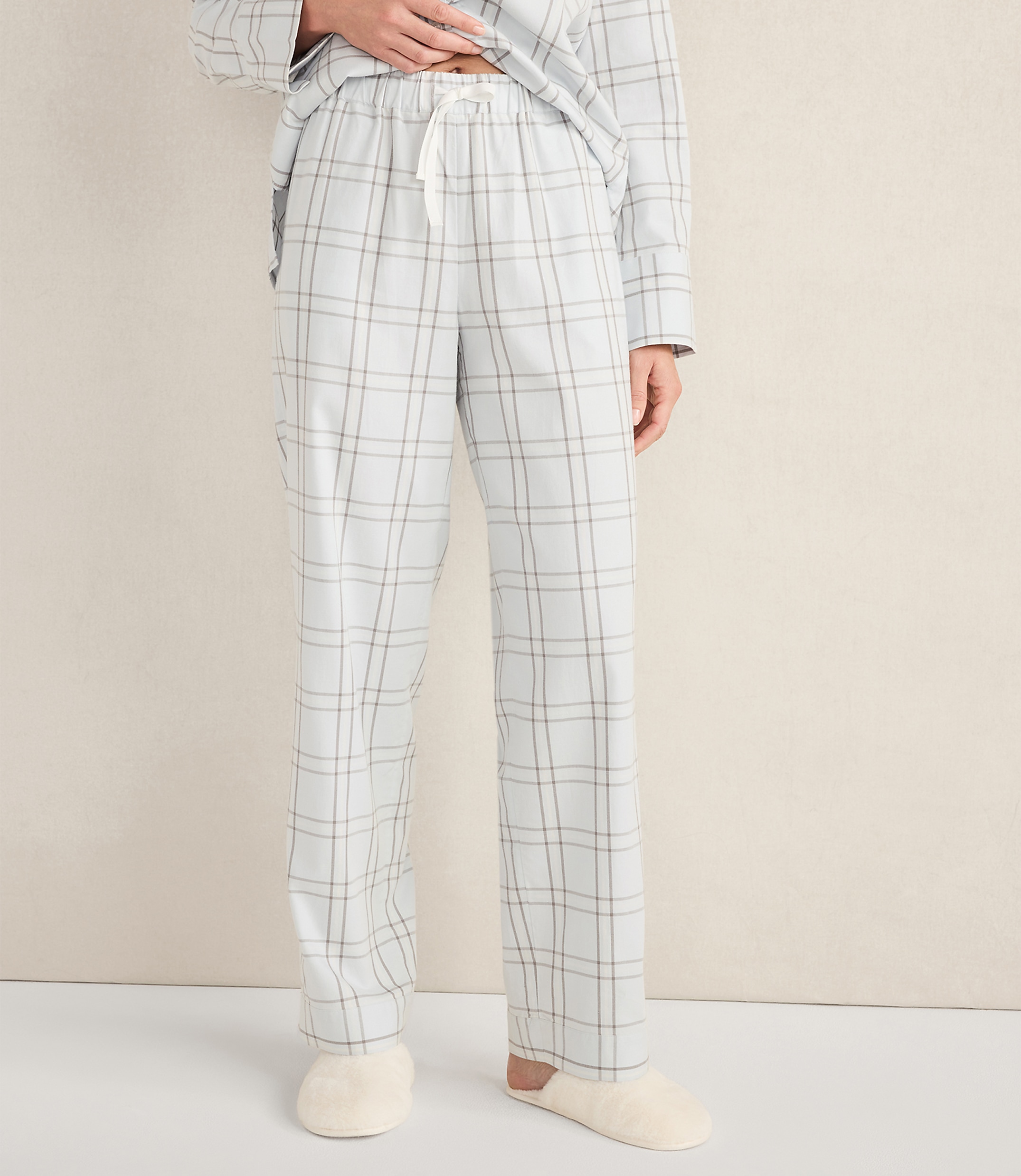 Haven Well Within Lightweight Flannel Windowpane Pajama Pants