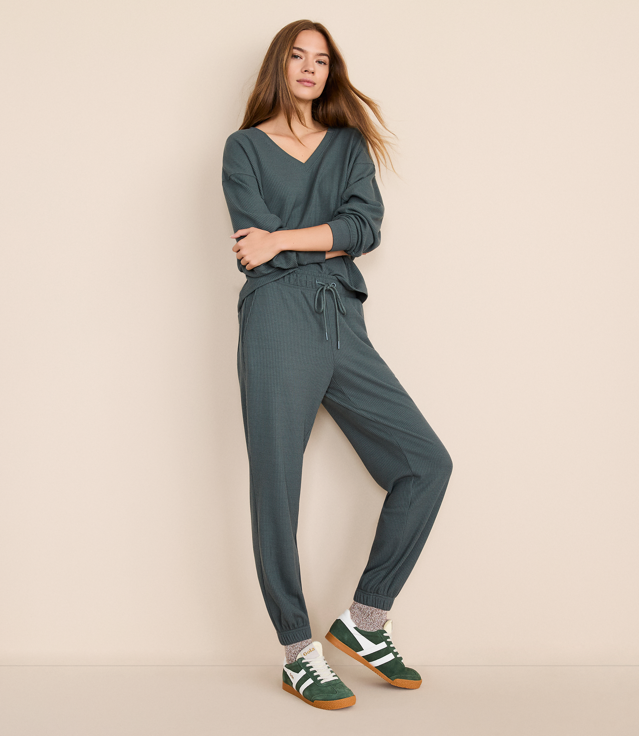 Lou & Grey Upstate Waffle Joggers
