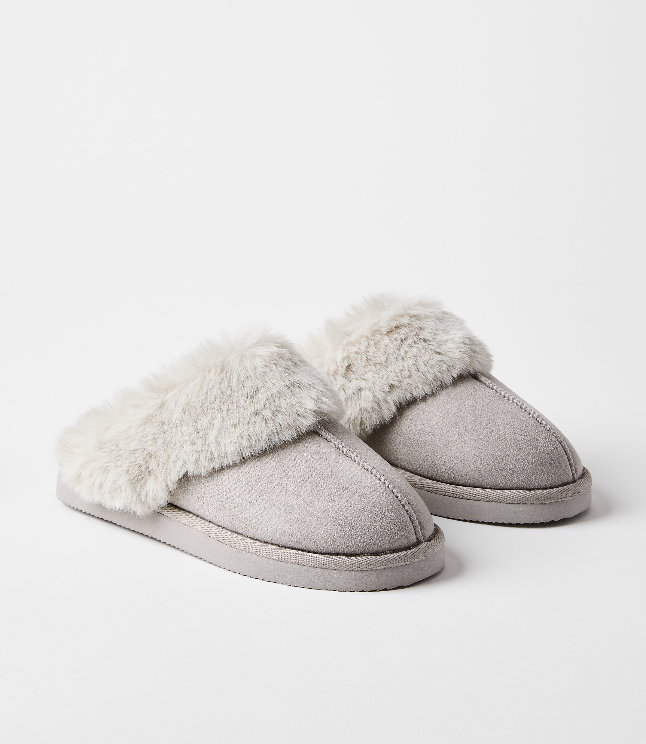 Faux Fur Lined Slippers