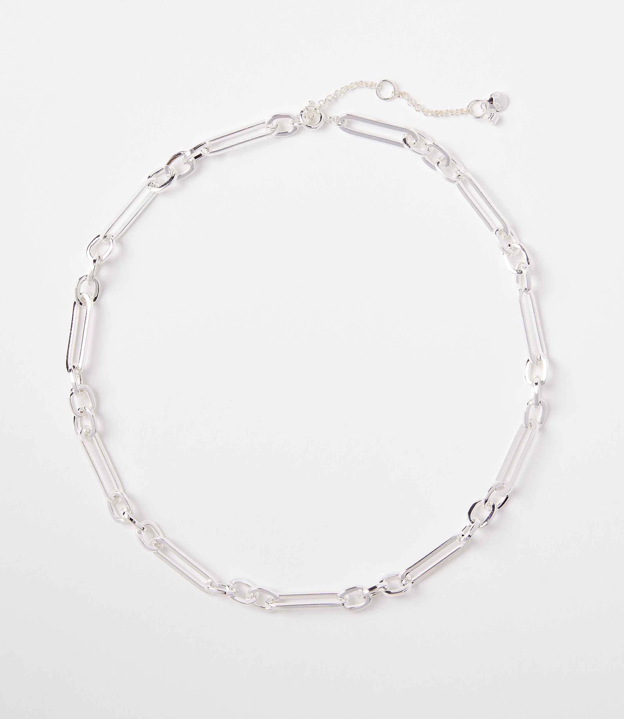 Textured Chain Link Necklace