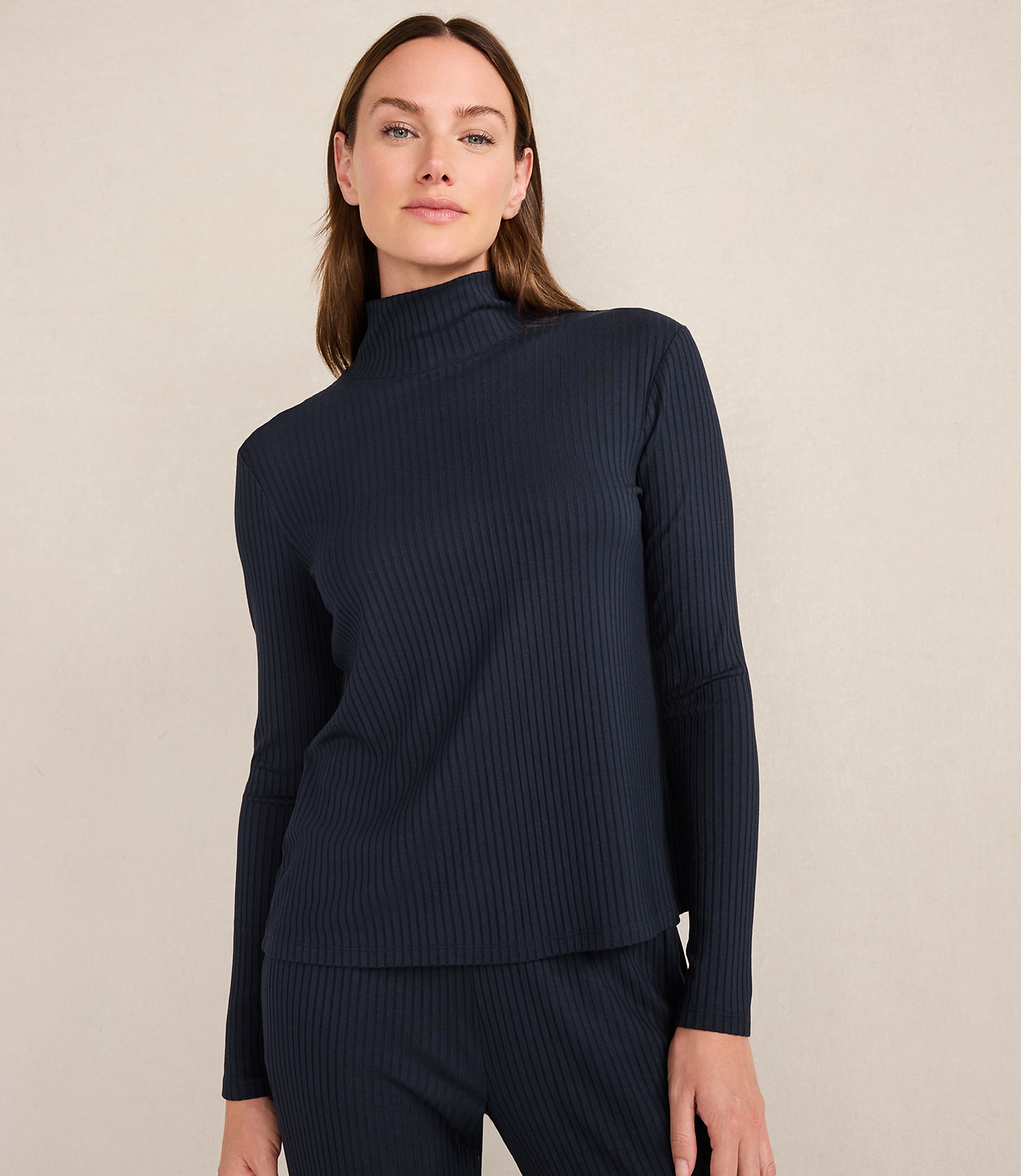 Haven Well Within Drapey Rib Knit Turtleneck