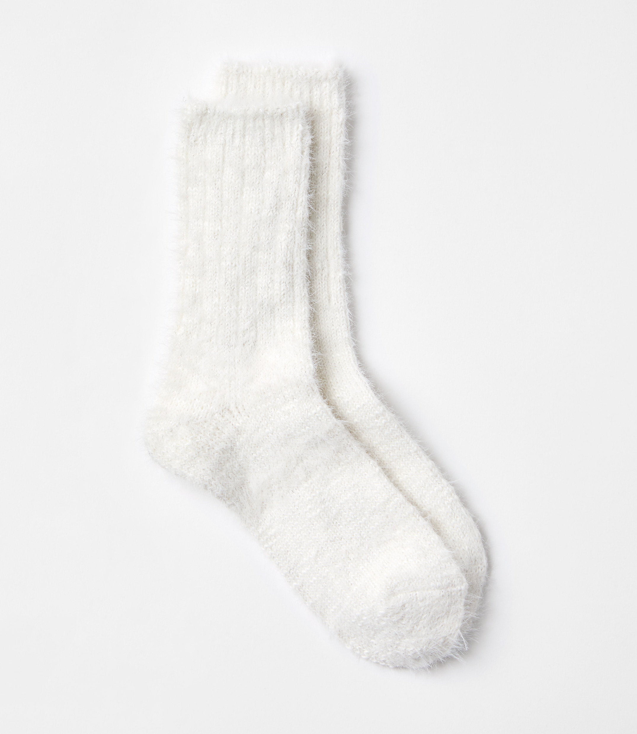 Shimmer Cozy Crew Socks