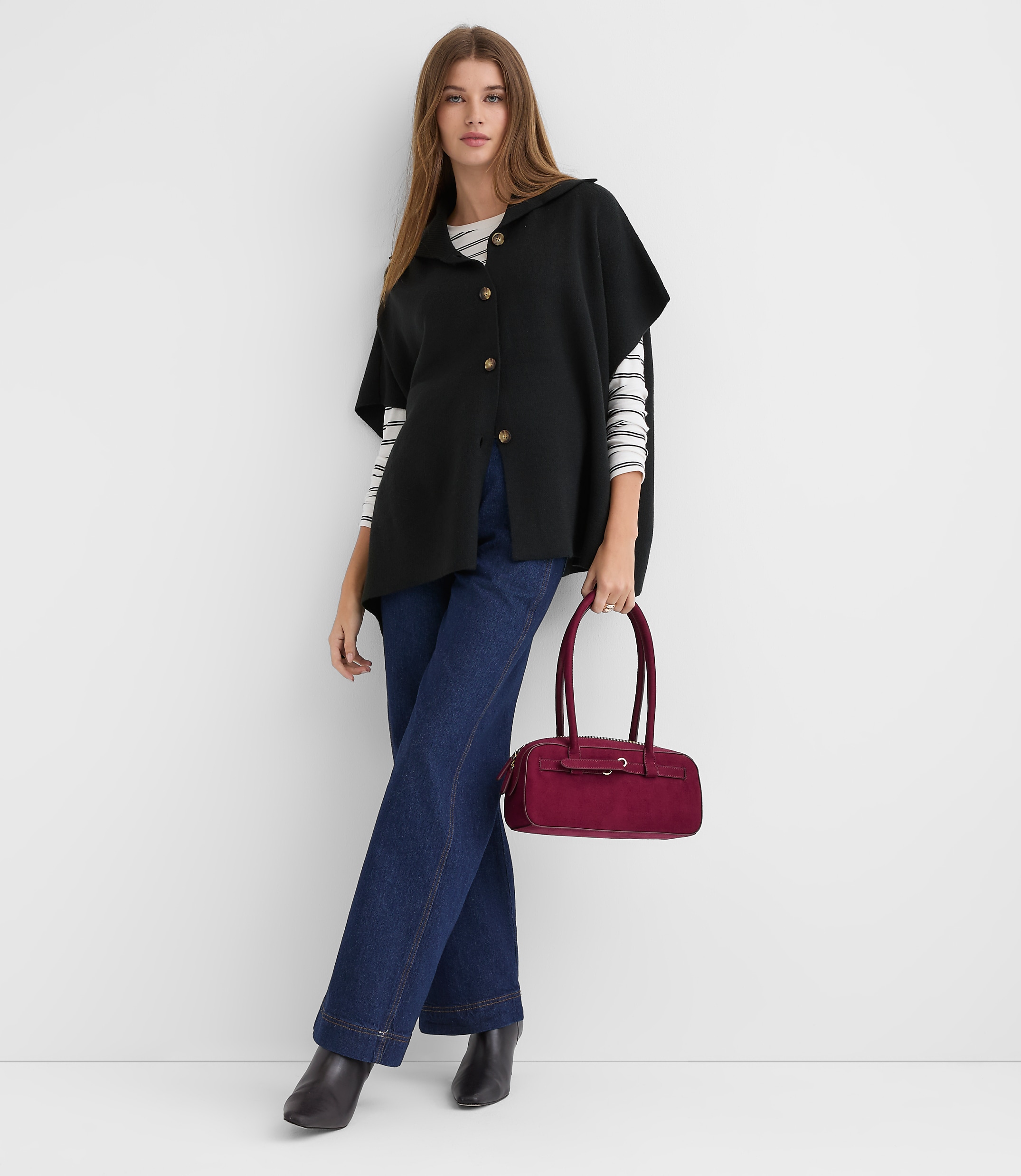 Knit Cape Jacket