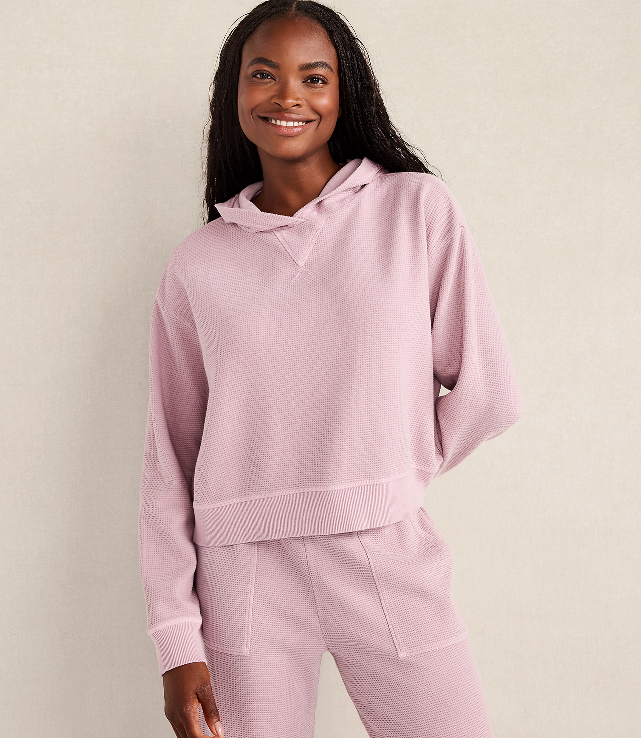 Haven Well Within Organic Cotton Waffle Hoodie