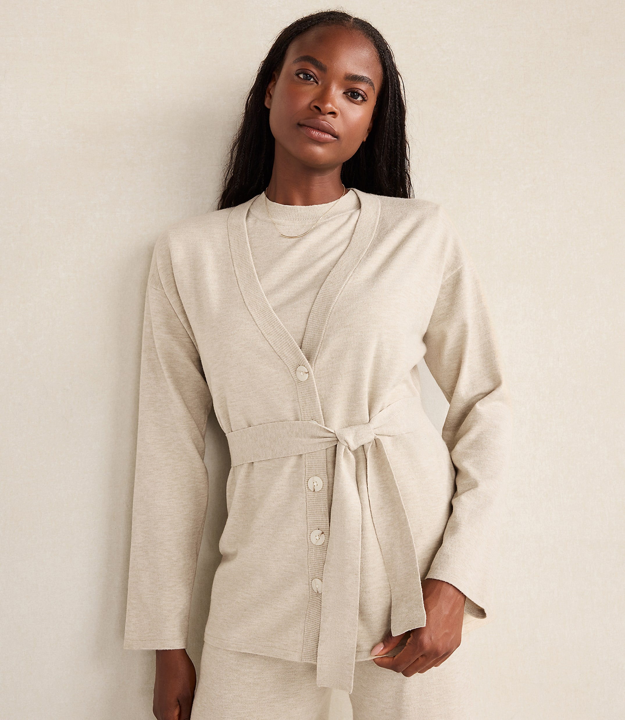 Haven Well Within Relaxed Jersey Cardigan