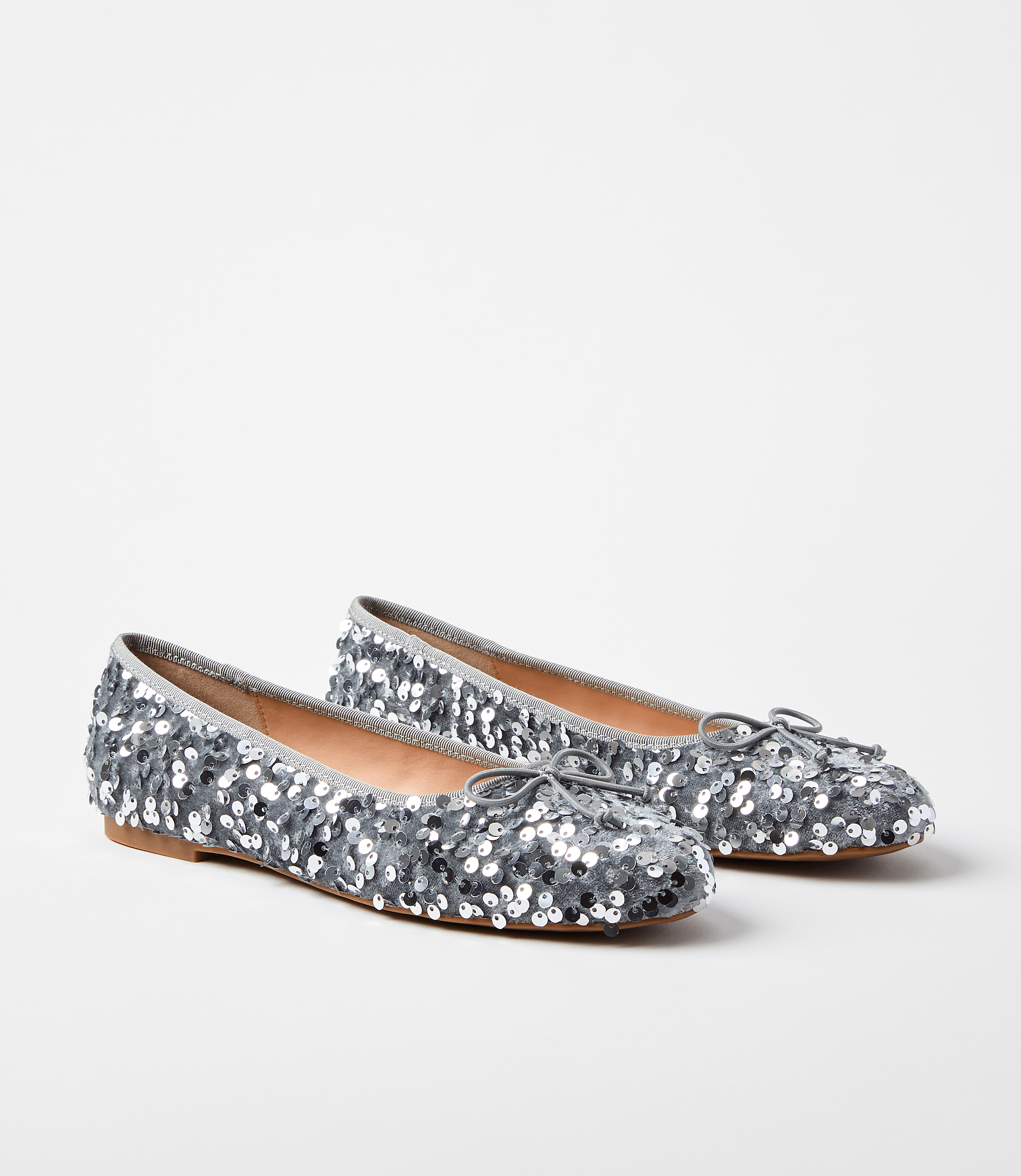 Sequin Ballet Flats